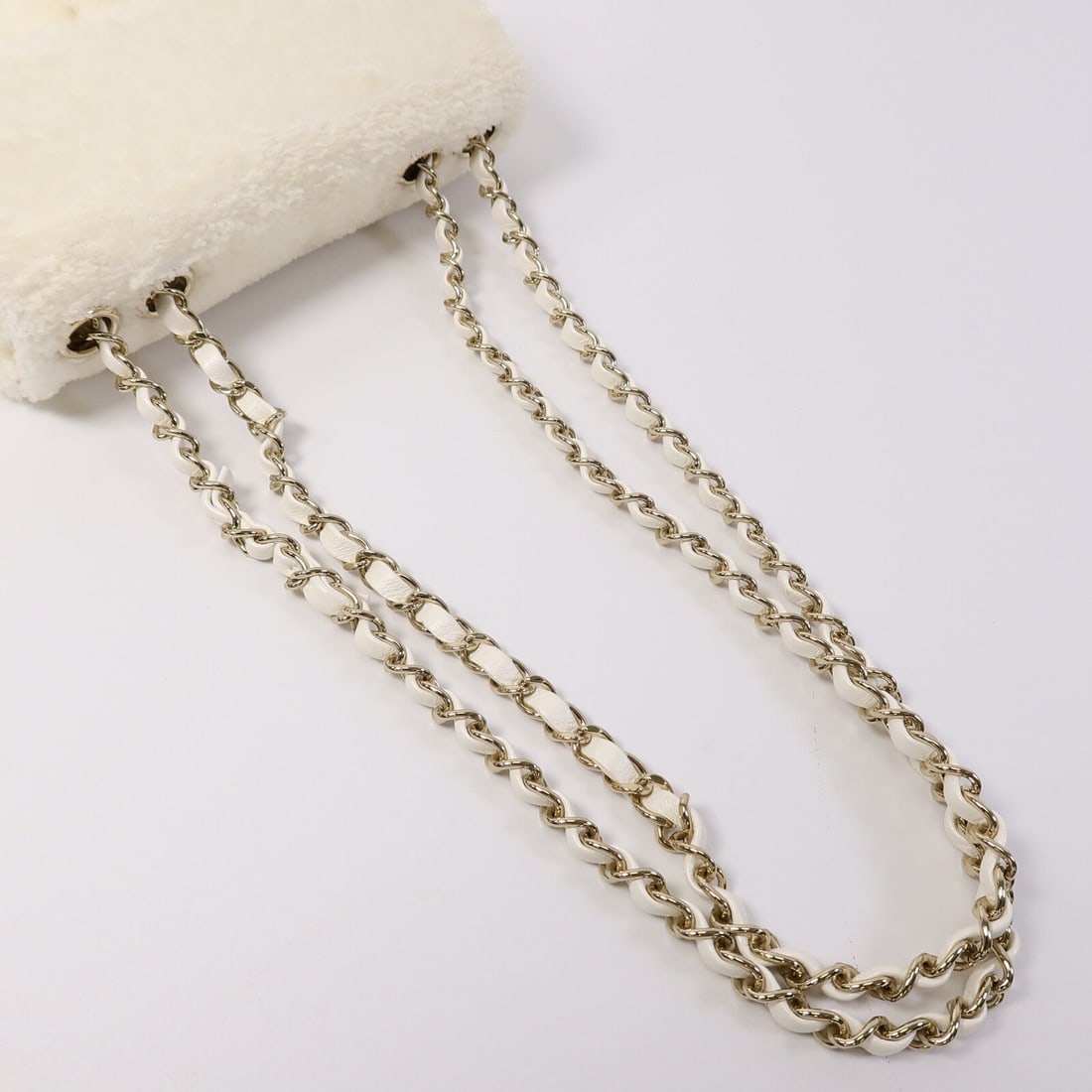 Chanel Mini Classic 20 Beads White - 9
