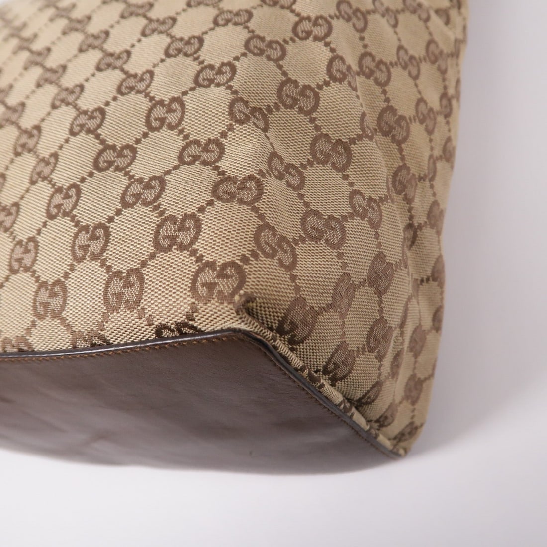 Gucci GG Canvas Tote Brown - 12