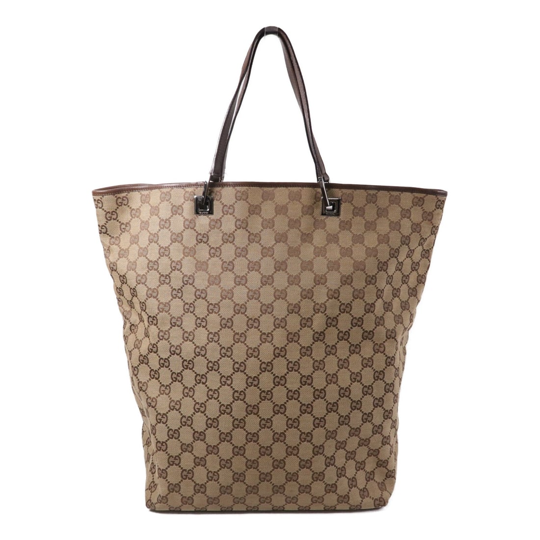 Gucci GG Canvas Tote Brown - 2