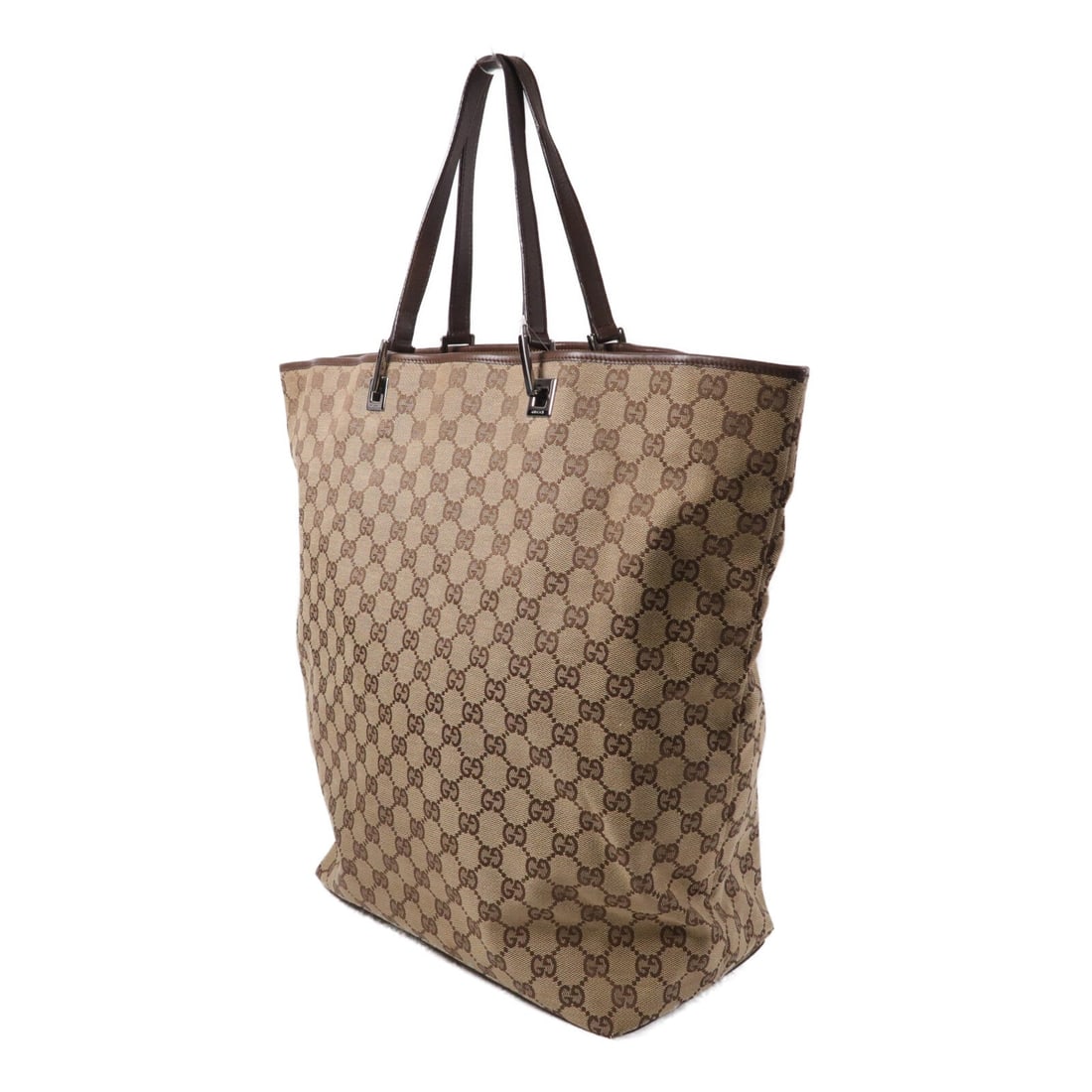 Gucci GG Canvas Tote Brown - 3