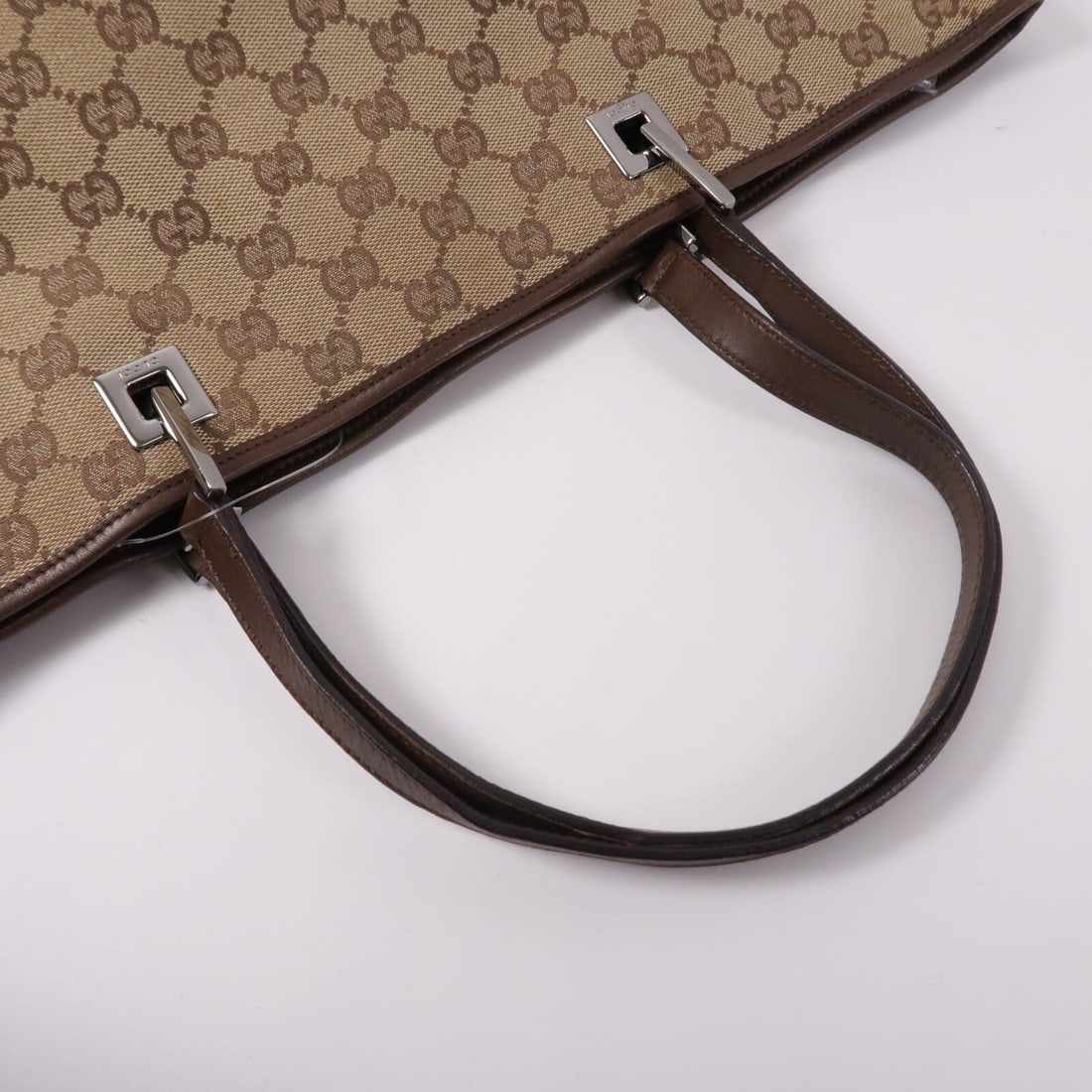 Gucci GG Canvas Tote Brown - 8