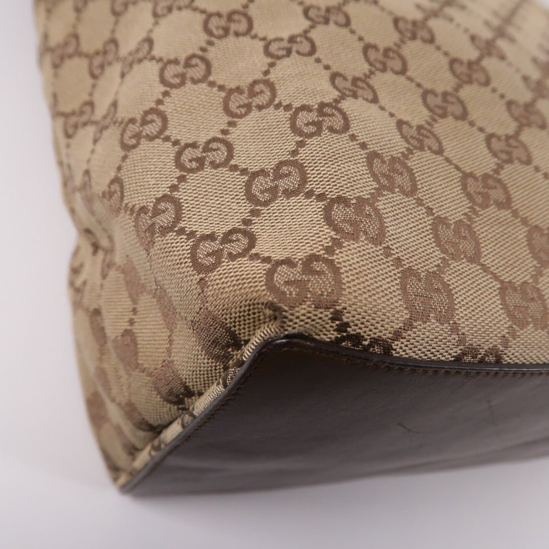 Gucci GG Canvas Tote Brown - 9