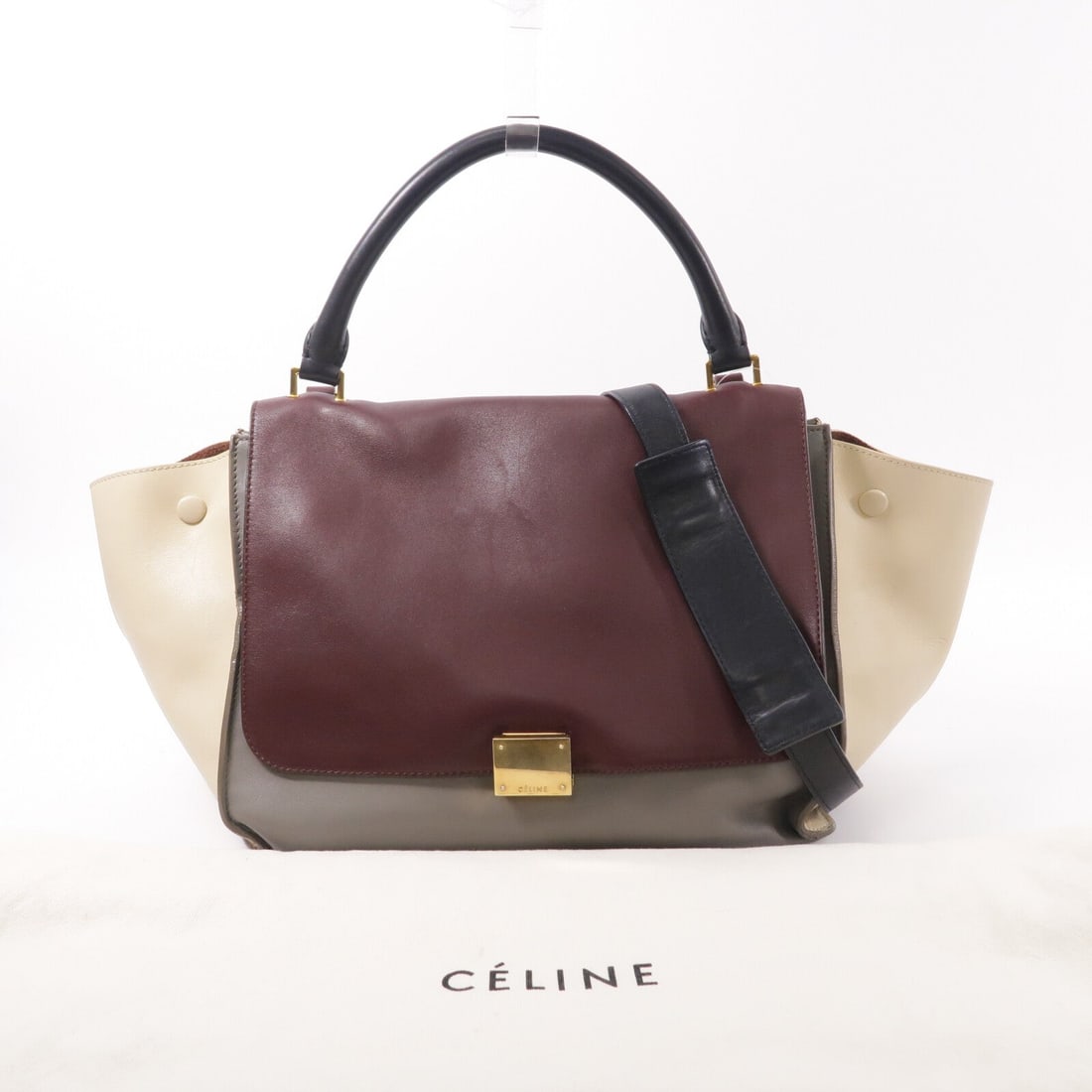 Celine 2Way Shoulder Red Gray - 10
