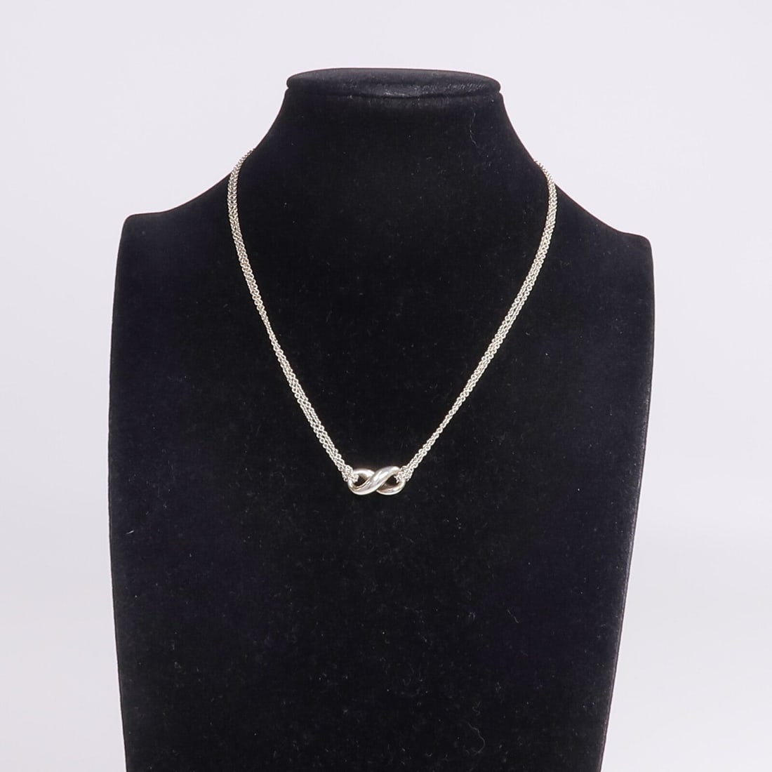Tiffany Infinity 925 Silver Necklace - 10