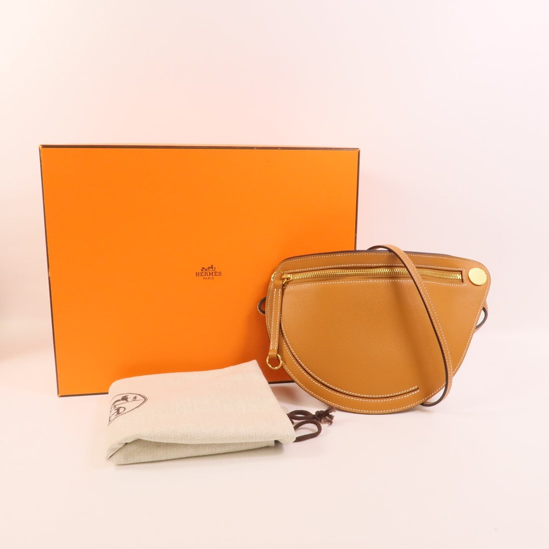 Hermes Petite Course Epsom Gold - 10