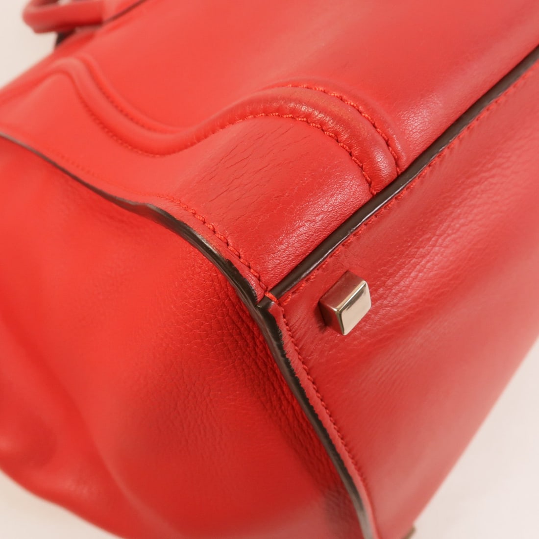 Celine Phantom Luggage Red - 12