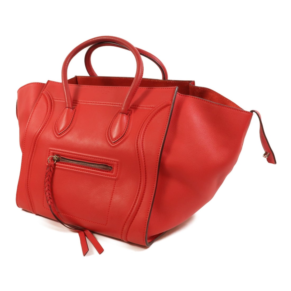 Celine Phantom Luggage Red - 3