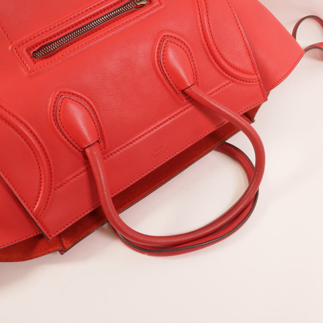 Celine Phantom Luggage Red - 5