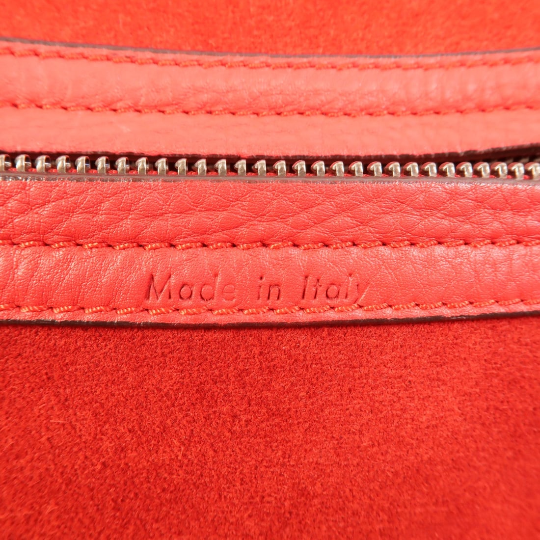Celine Phantom Luggage Red - 7