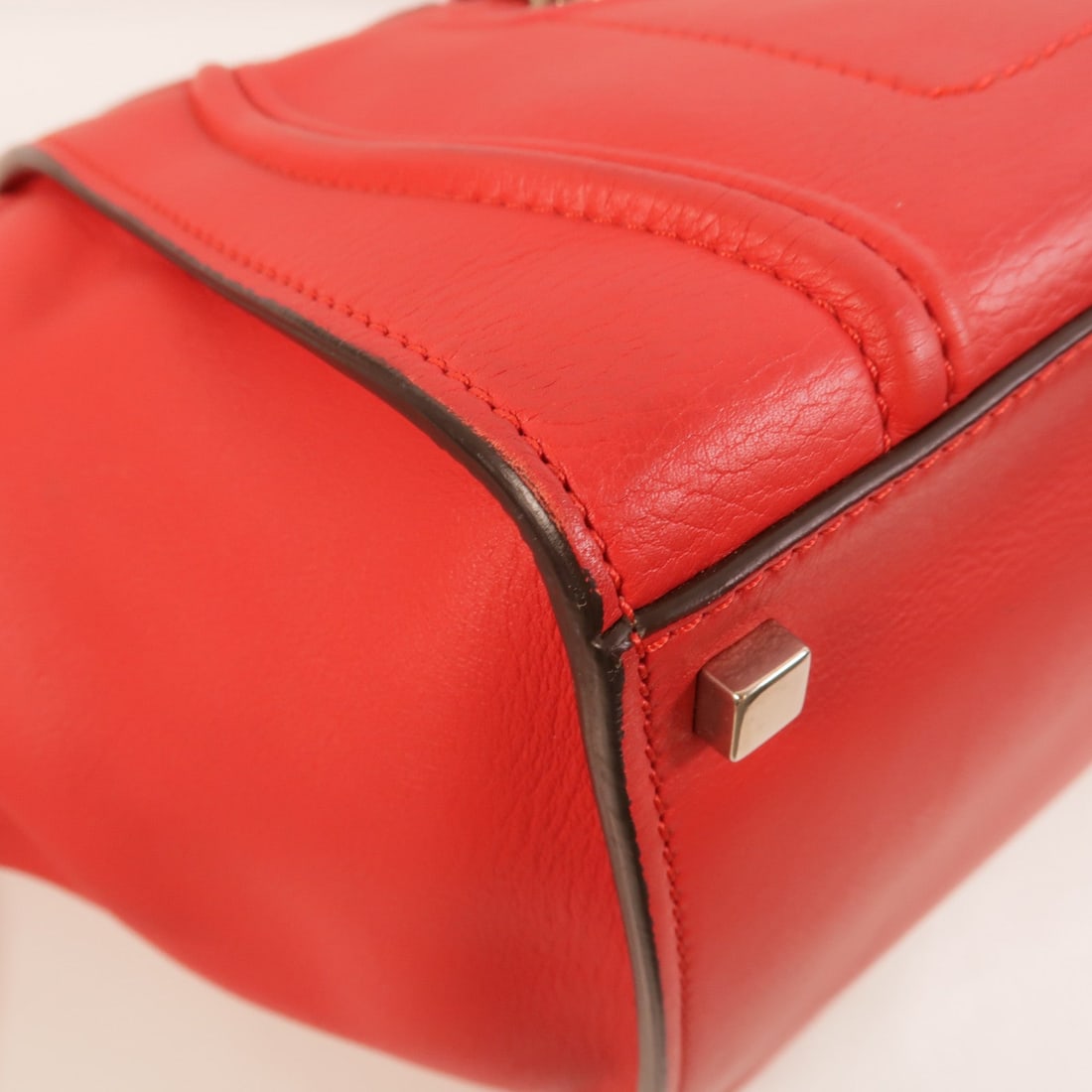 Celine Phantom Luggage Red - 9