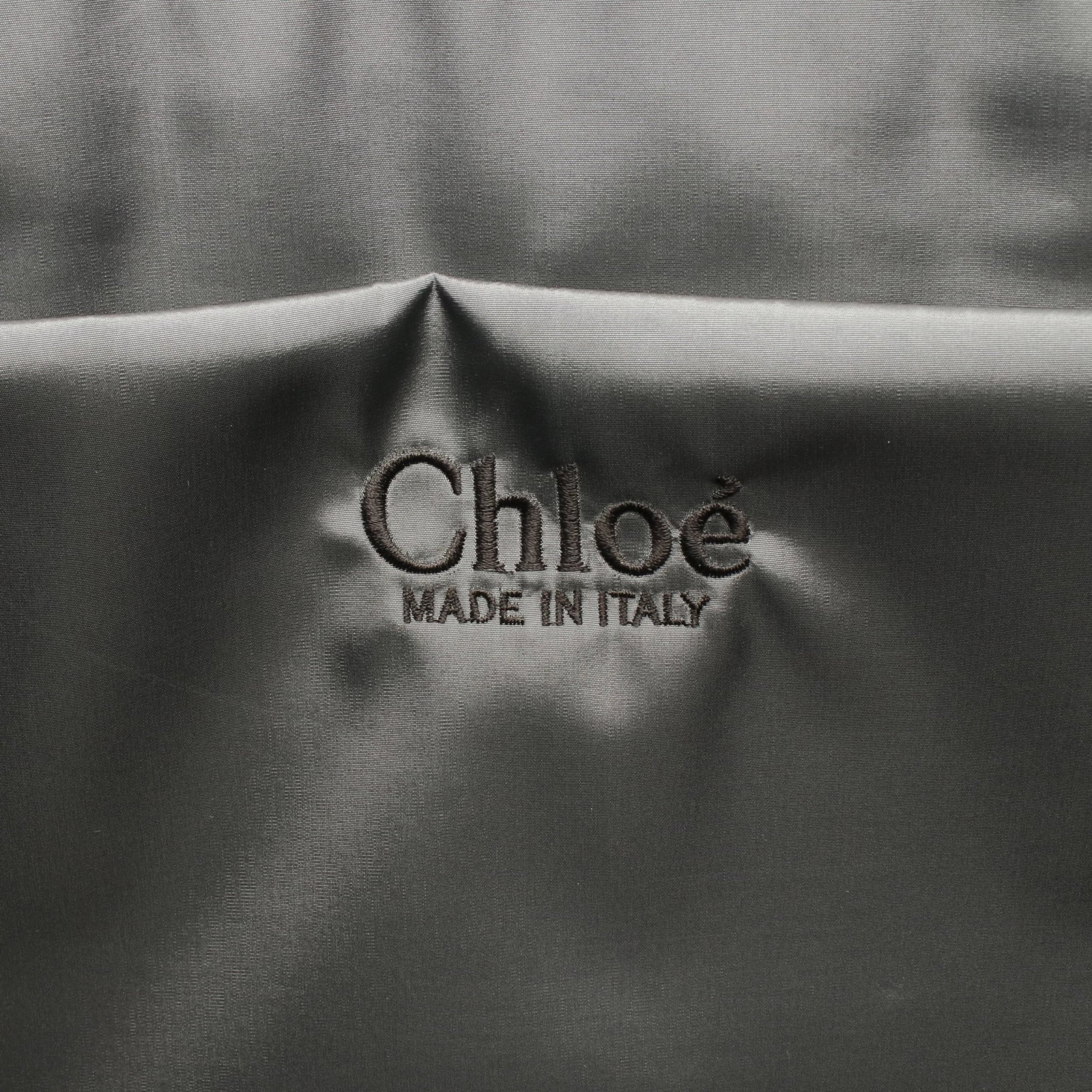 Chloe Woody Medium Tote Gray - 4