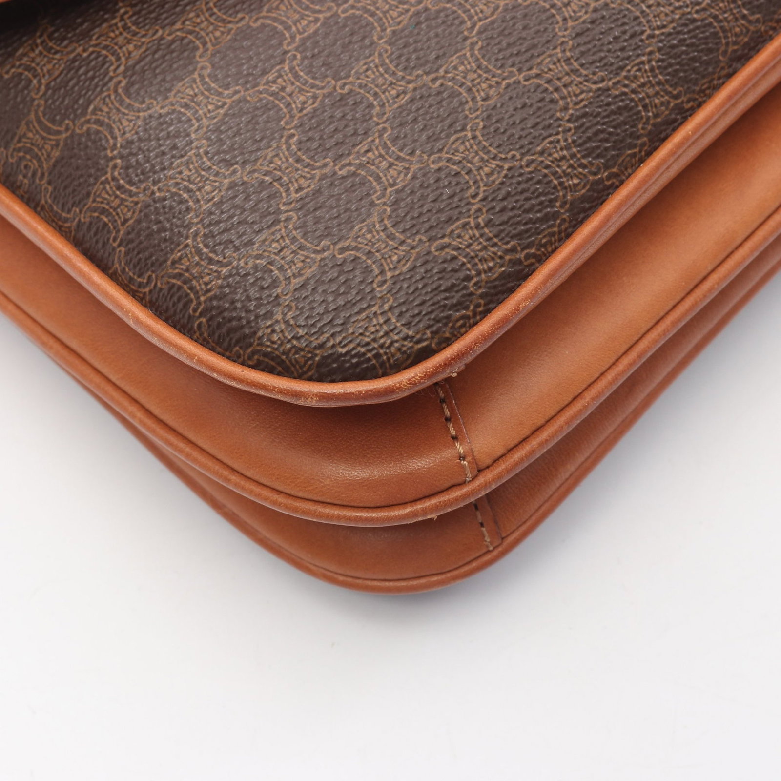 Celine Macadam Shoulder Brown - 5