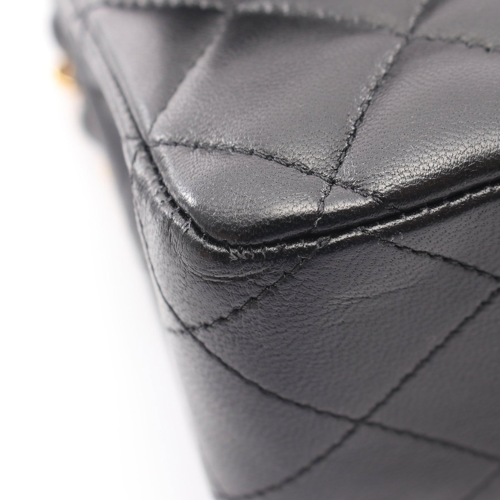 Chanel Double Flap Black Gold - 8