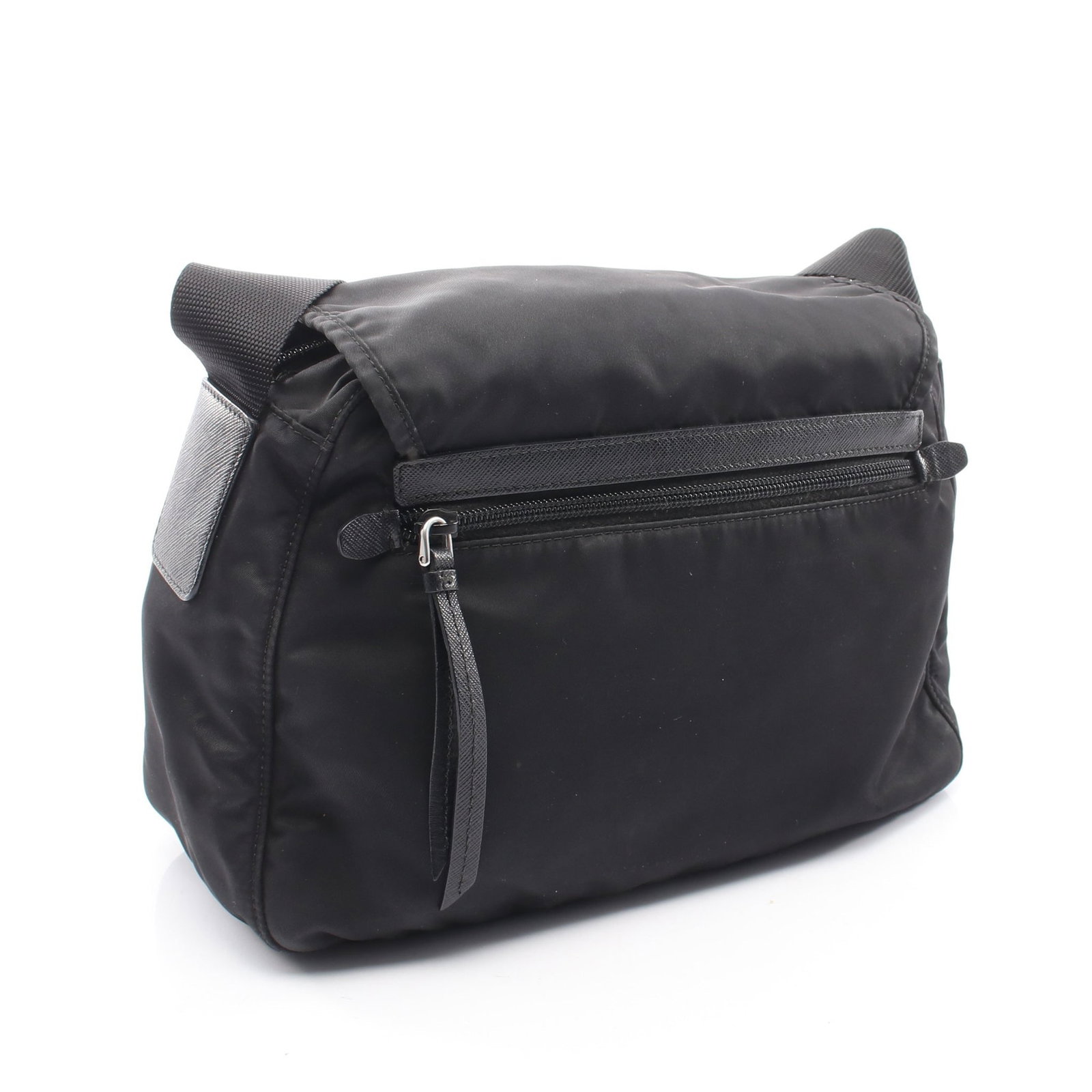 Prada Triangle Logo Shoulder Black - 2
