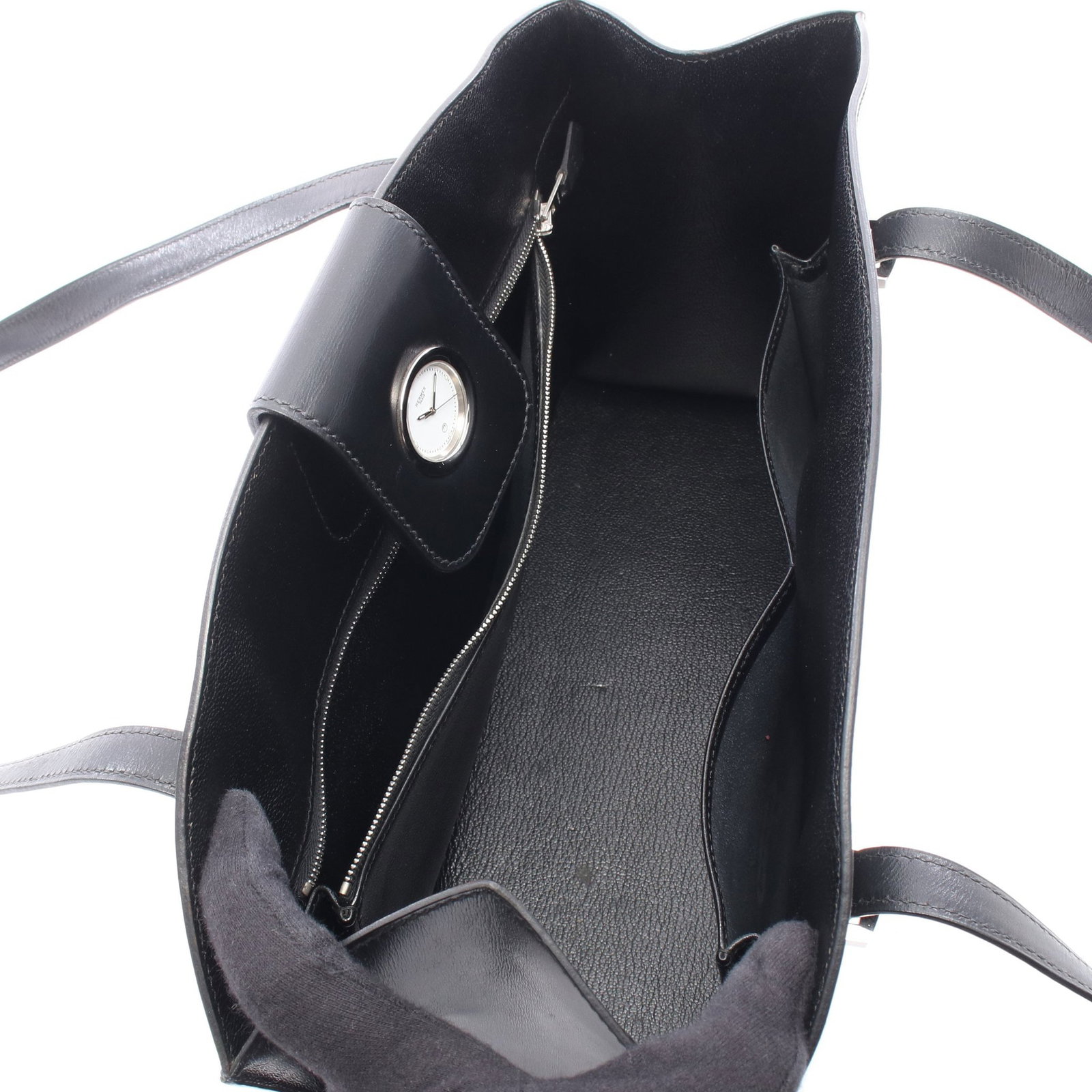 Hermes Shoulder Tote Black - 3