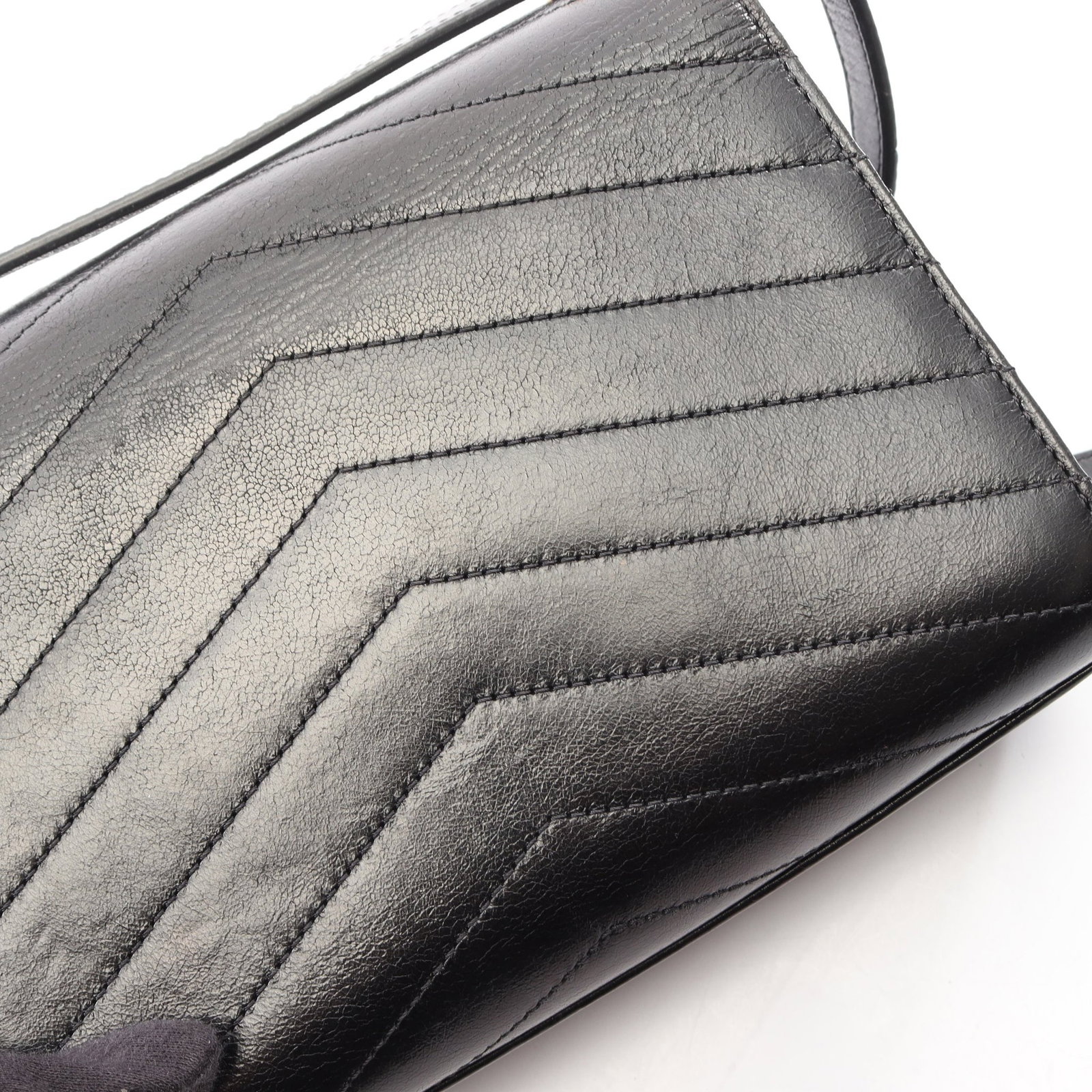 Chanel Chevron Chain Black - 7