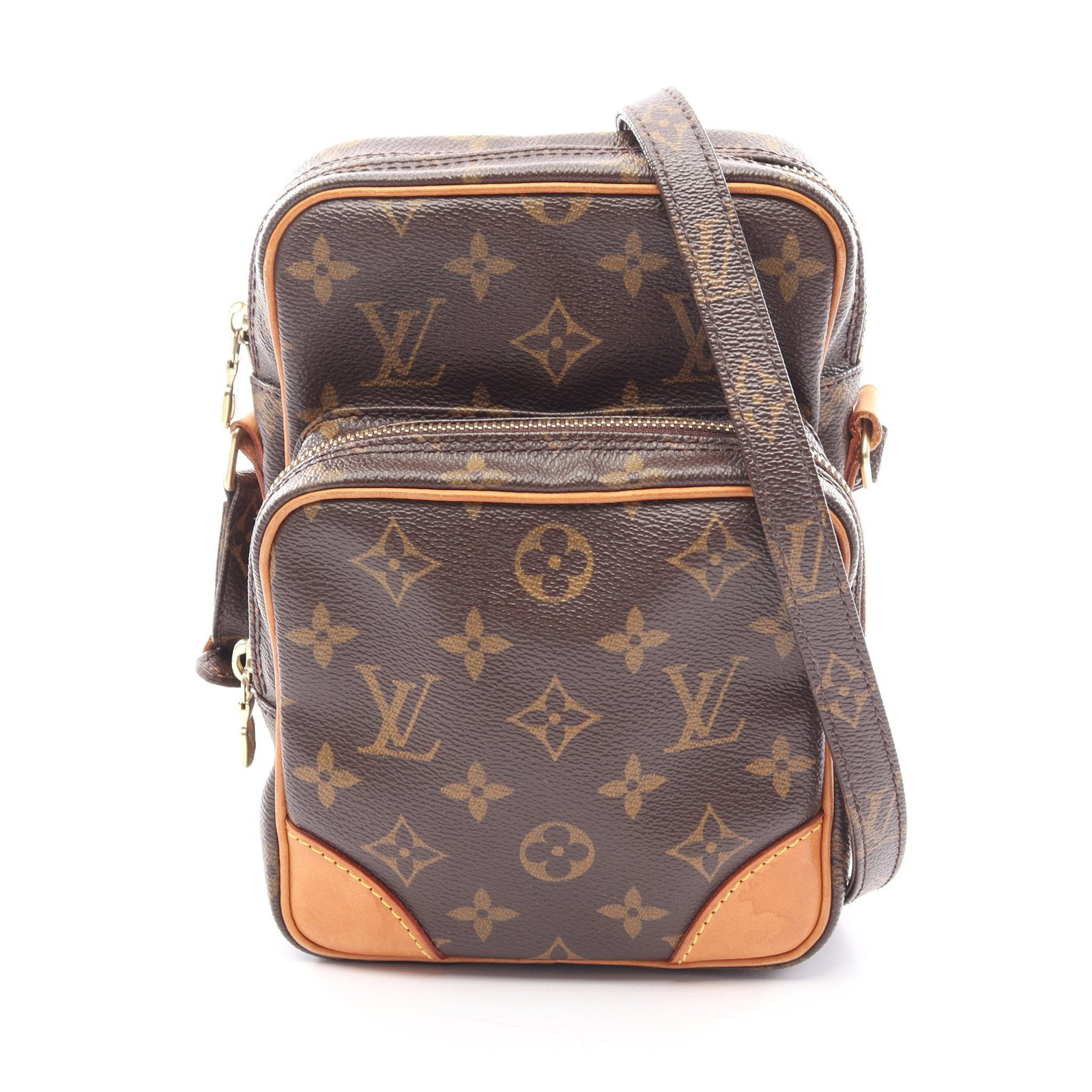 Louis Vuitton Amazon Monogram: Monogram shoulder bag in PVC and leather.