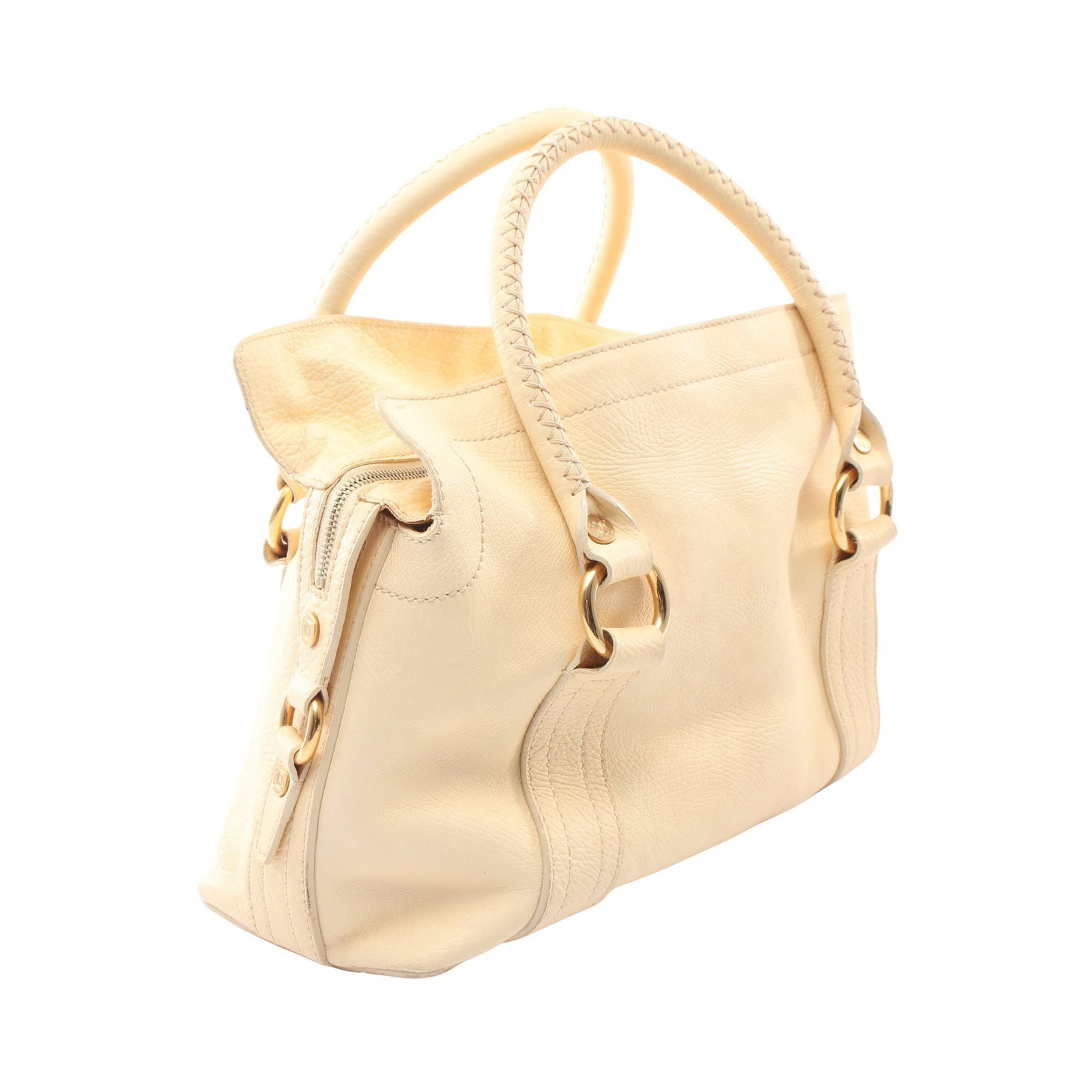 Celine Macadam Handbag Ivory - 2