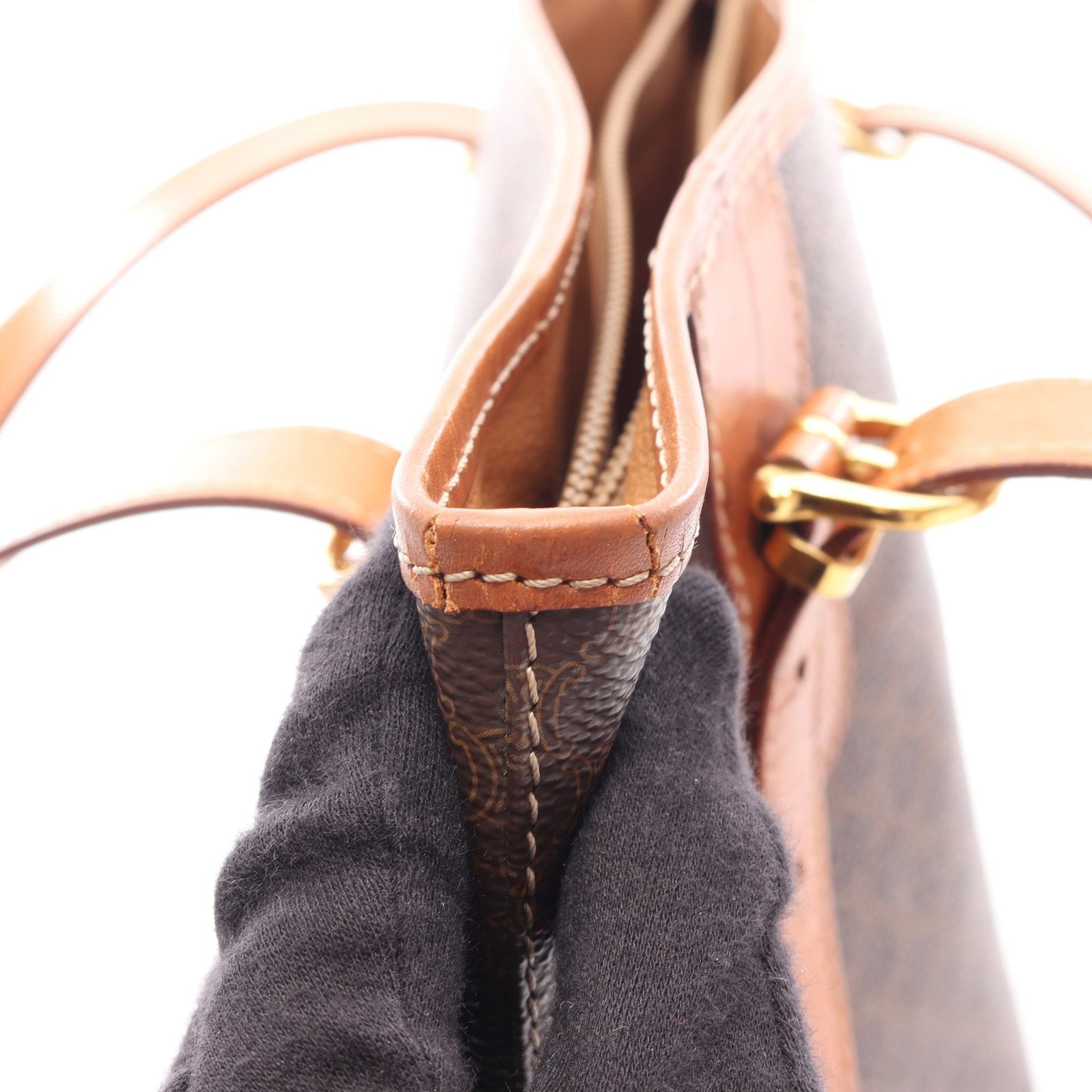 Celine Macadam Tote Dark Brown - 9