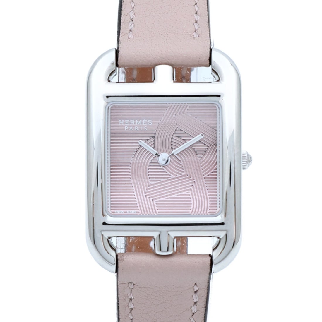 Cartier Pasha C Auto SS White: Automatic watch in stainless steel, white color. Accessories: none. Case diameter 37mm; arm circumference 15cm; band width 18mm.