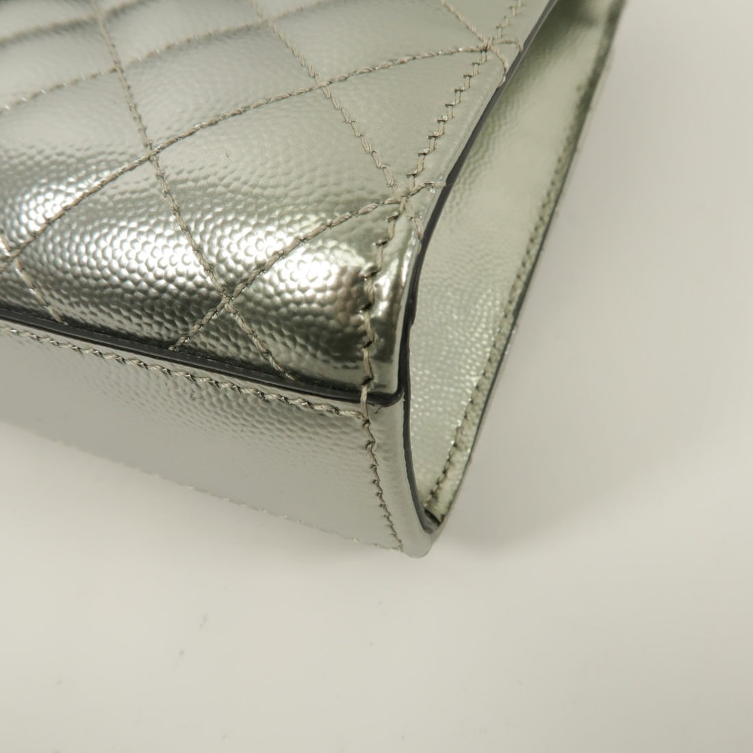 Saint Laurent Envelope Medium Bag Silver - 6