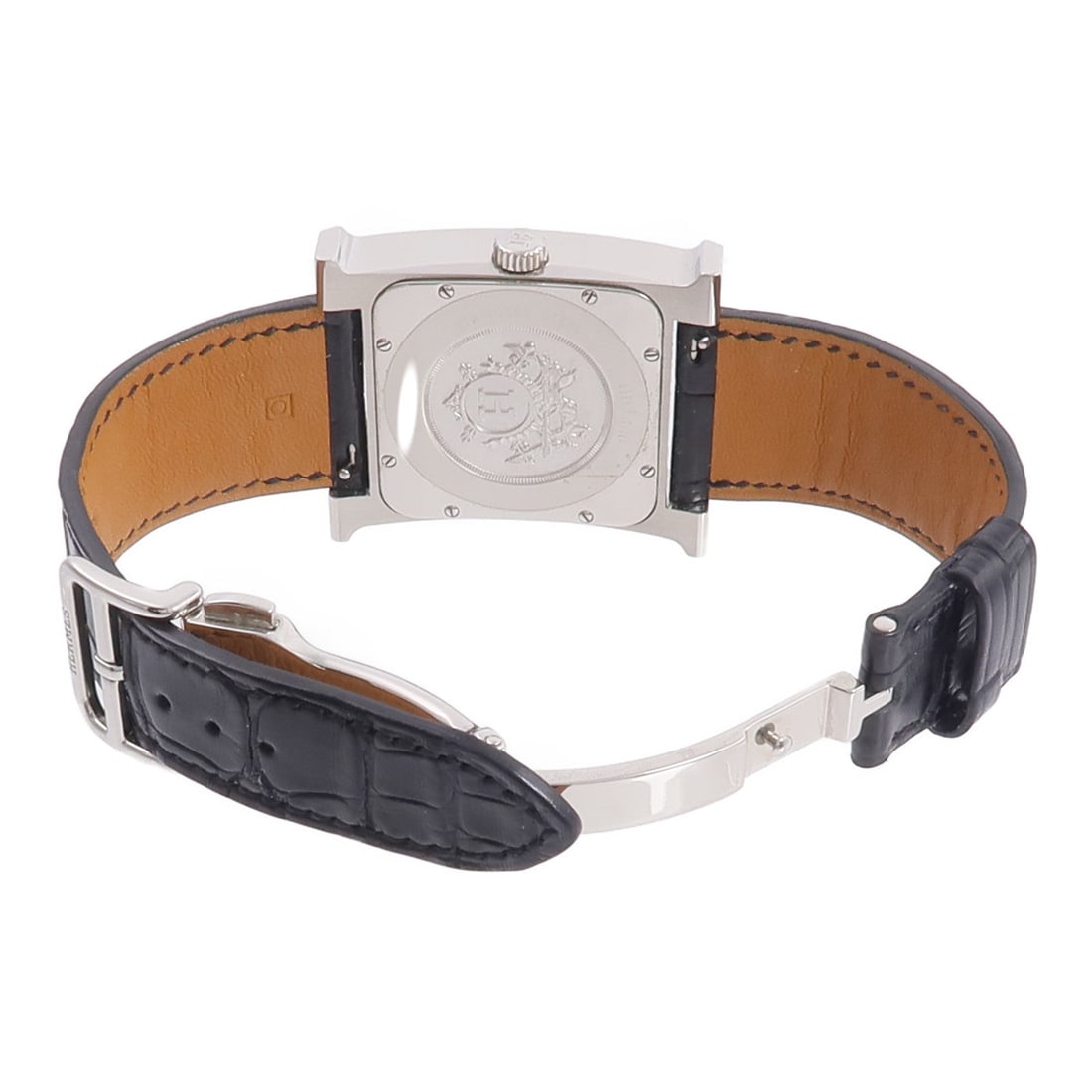 Hermes Cape Cod Quartz SS Black - 7
