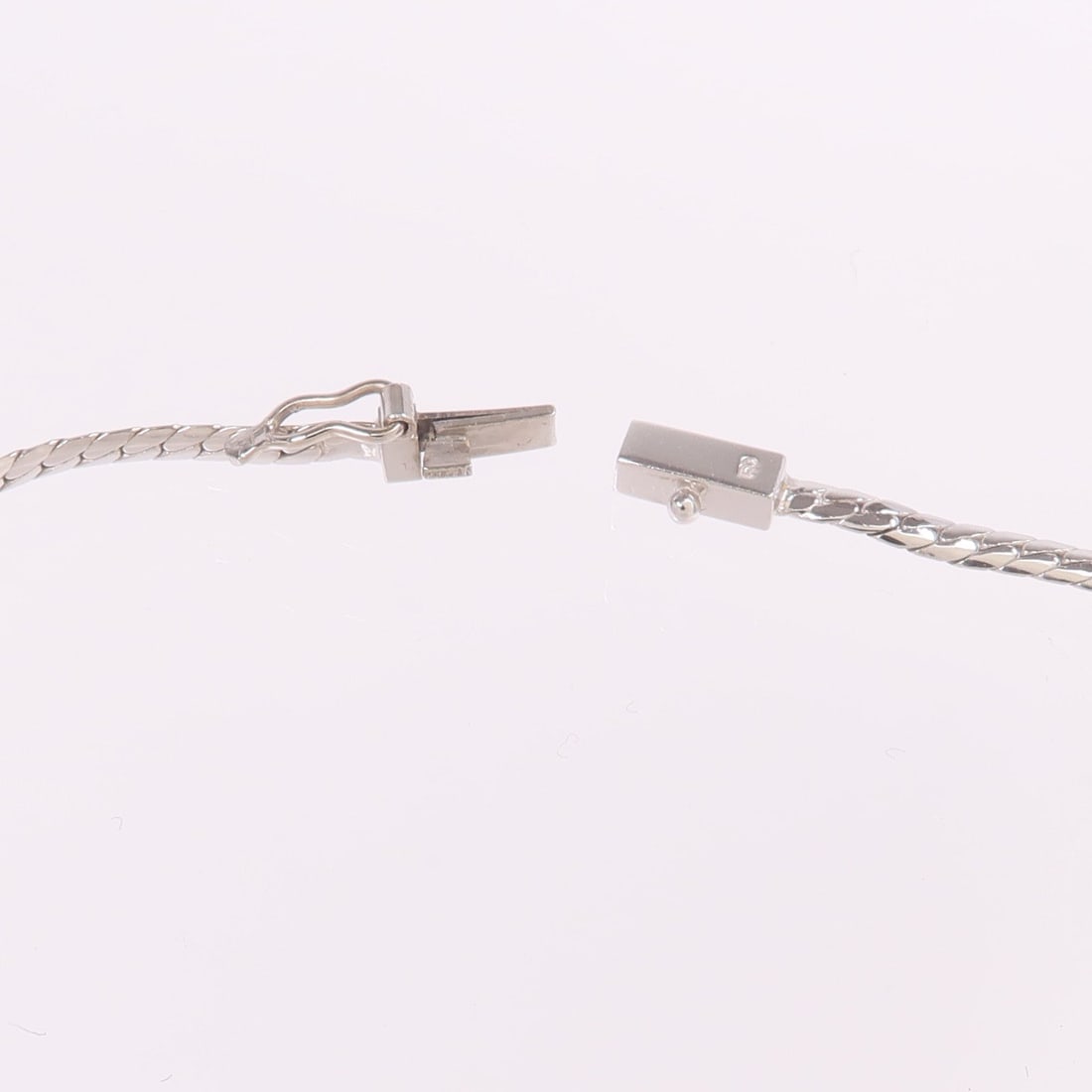 Diamond Necklace 18K White Gold - 5