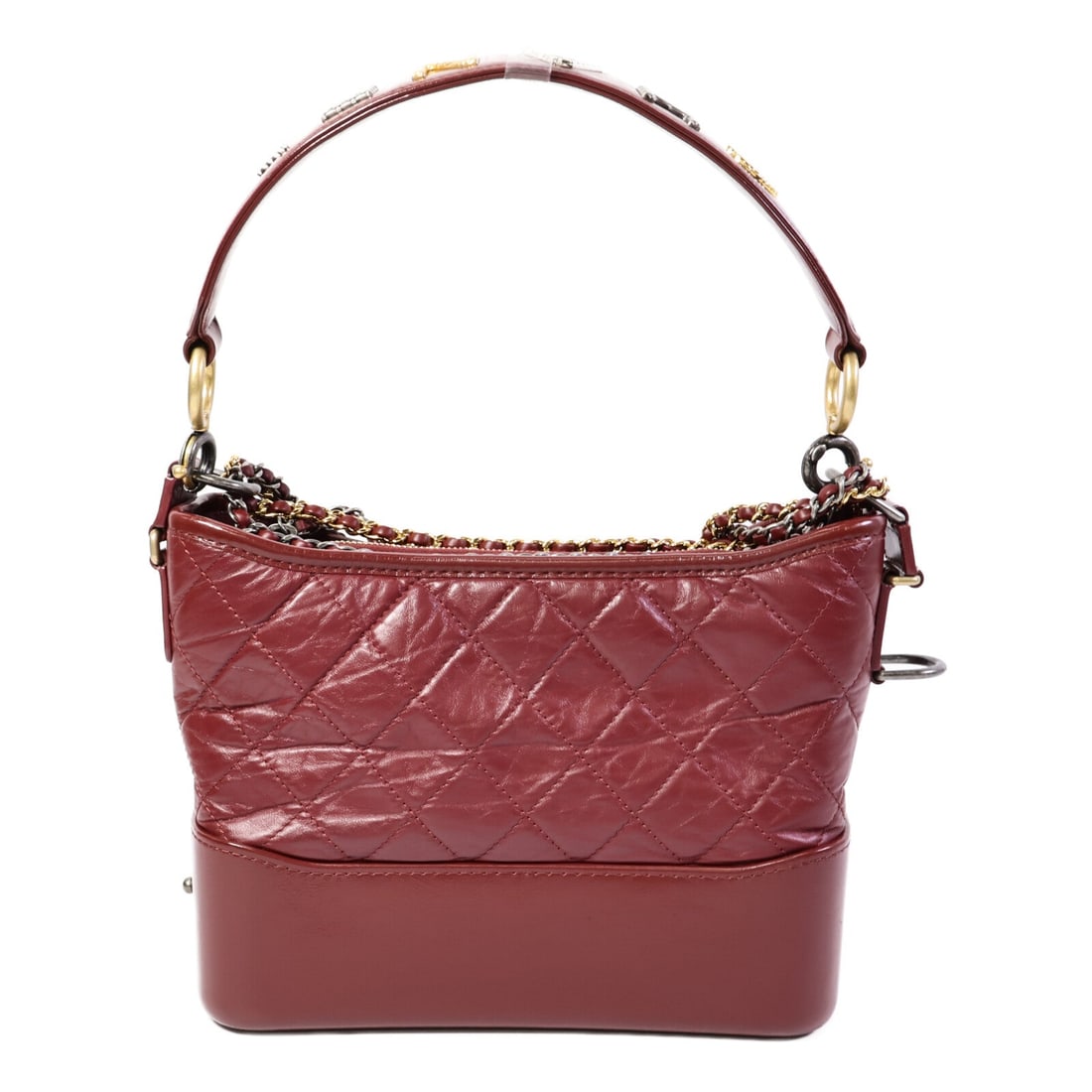 Chanel Gabrielle Medium Chain Wine - 2