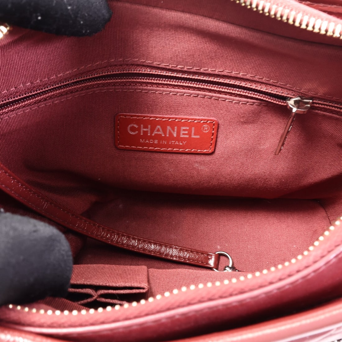 Chanel Gabrielle Medium Chain Wine - 5