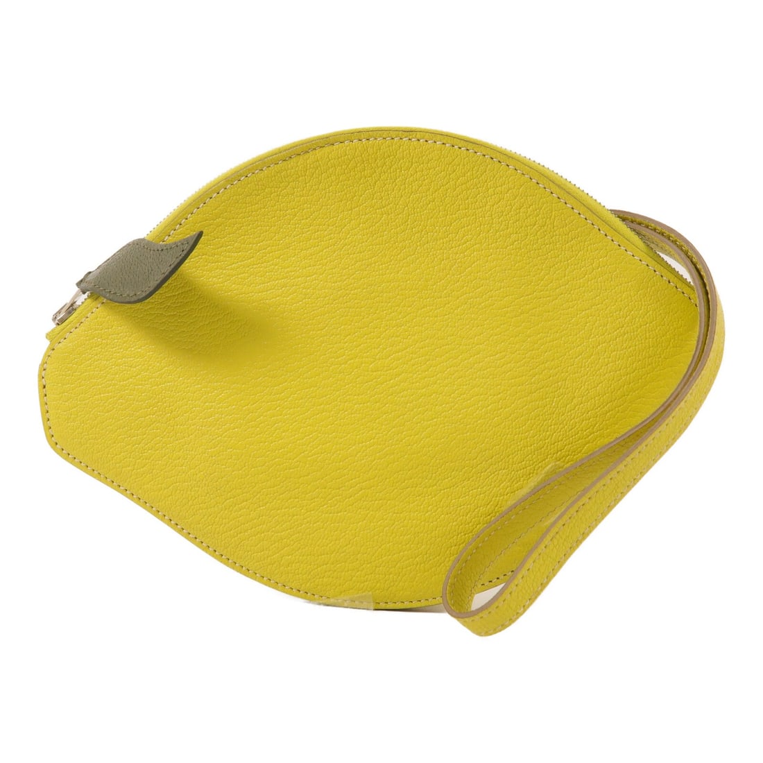 Hermes Tutti Frutti Lemon Clutch Lime (1 of 15)