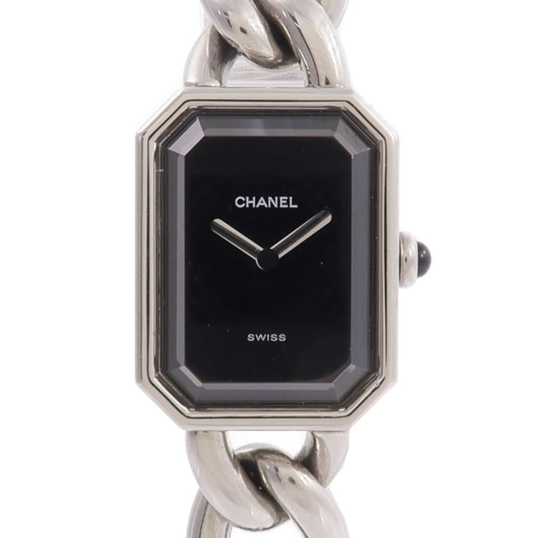 Piaget Possession Quartz K18WG Diamond: Quartz watch in K18WG white gold, diamond, and leather belt, silver color. Accessories: guarantee, driver. Case diameter 29mm; arm circumference 12.5cm; max arm circumference 16cm; band width 11mm.