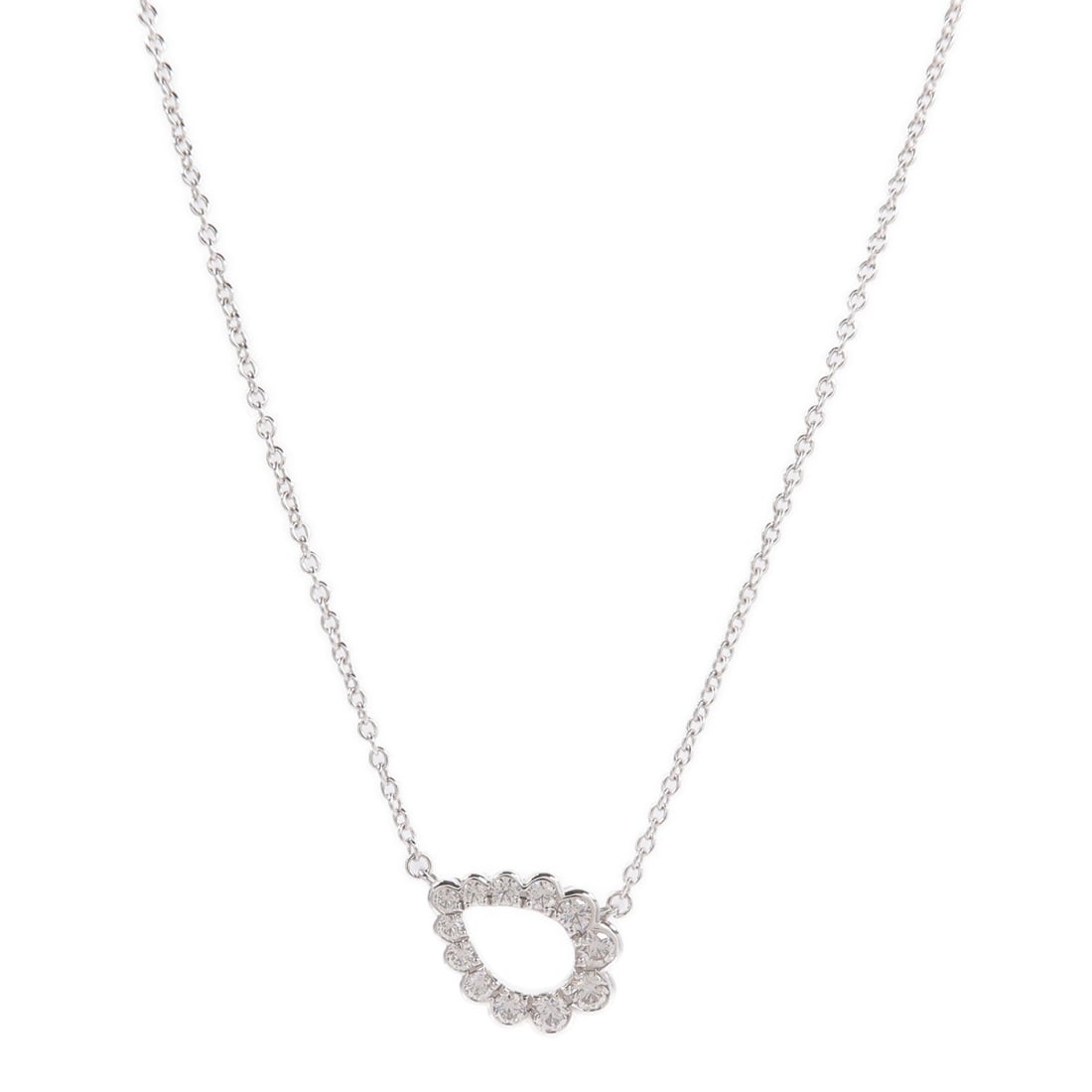 Diamond Necklace 18K White Gold (1 of 8)