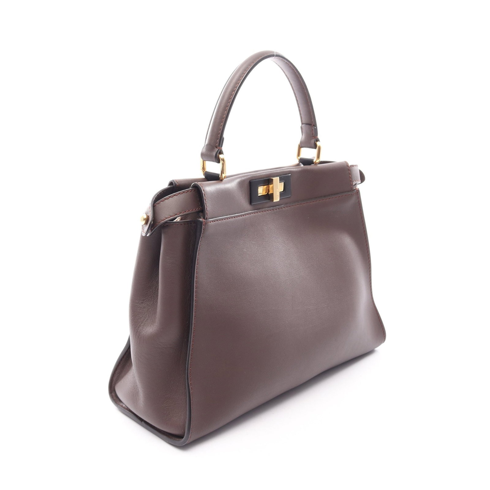 Fendi Peekaboo Regular Brown - 2
