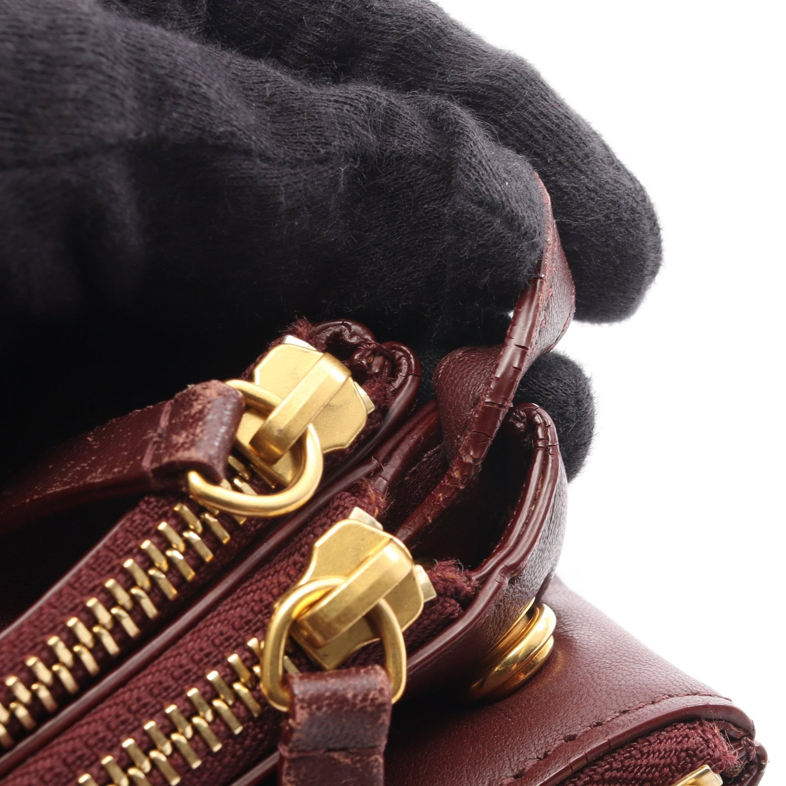 Celine Trio Large Bordeaux - 7