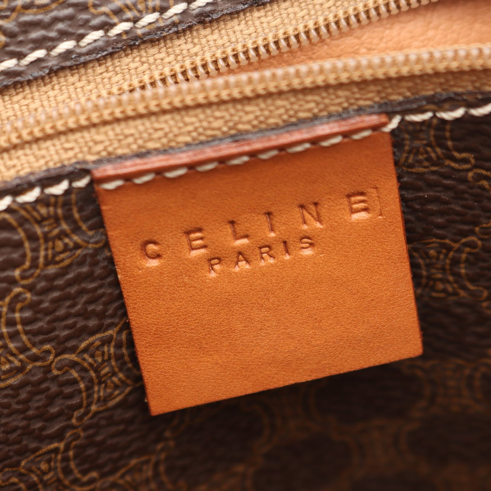 Celine Macadam Tote Dark Brown - 4