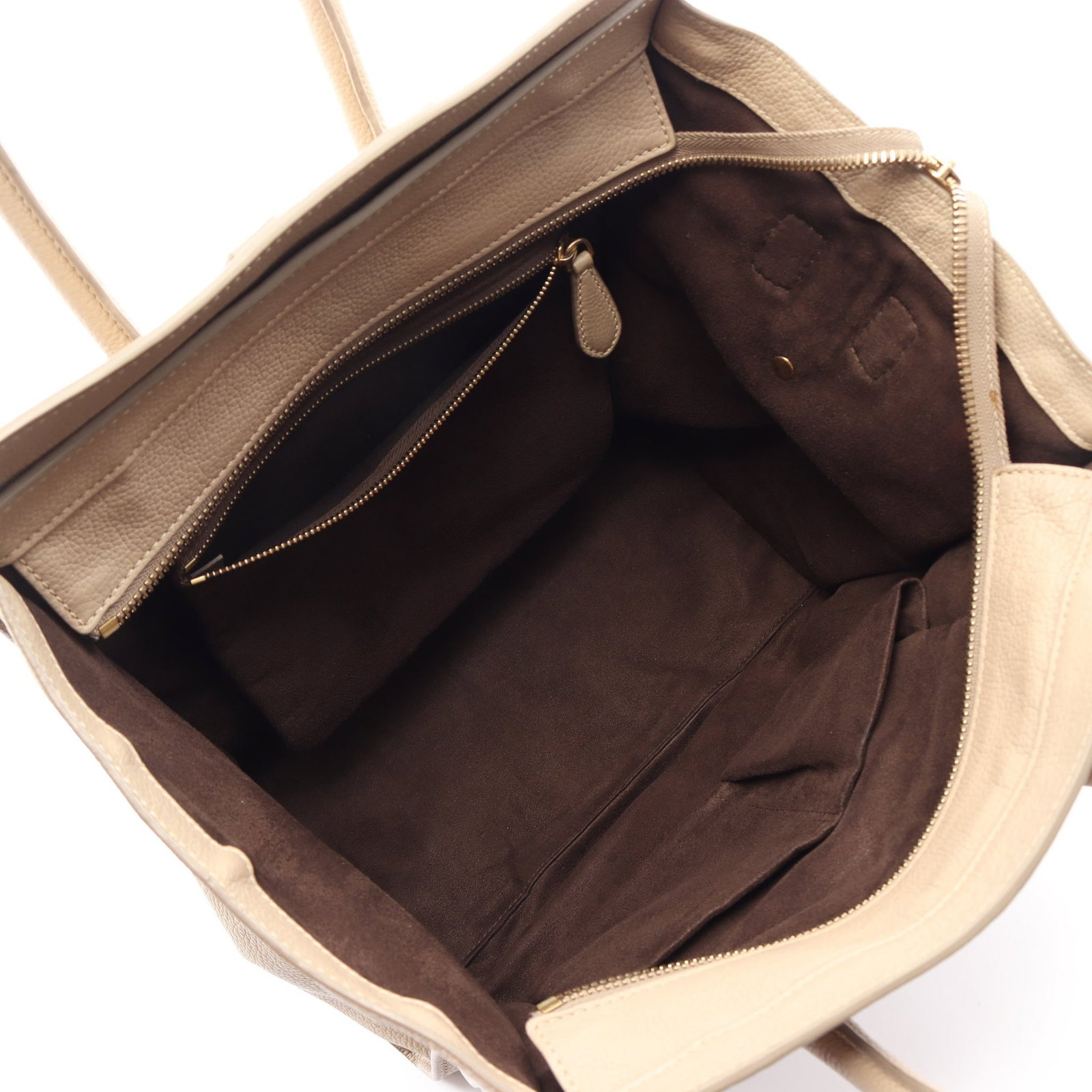 Celine Luggage Mini Beige - 3