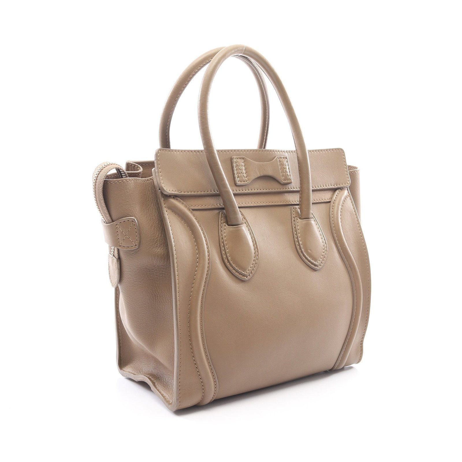 Celine Luggage Micro Gray Brown - 2