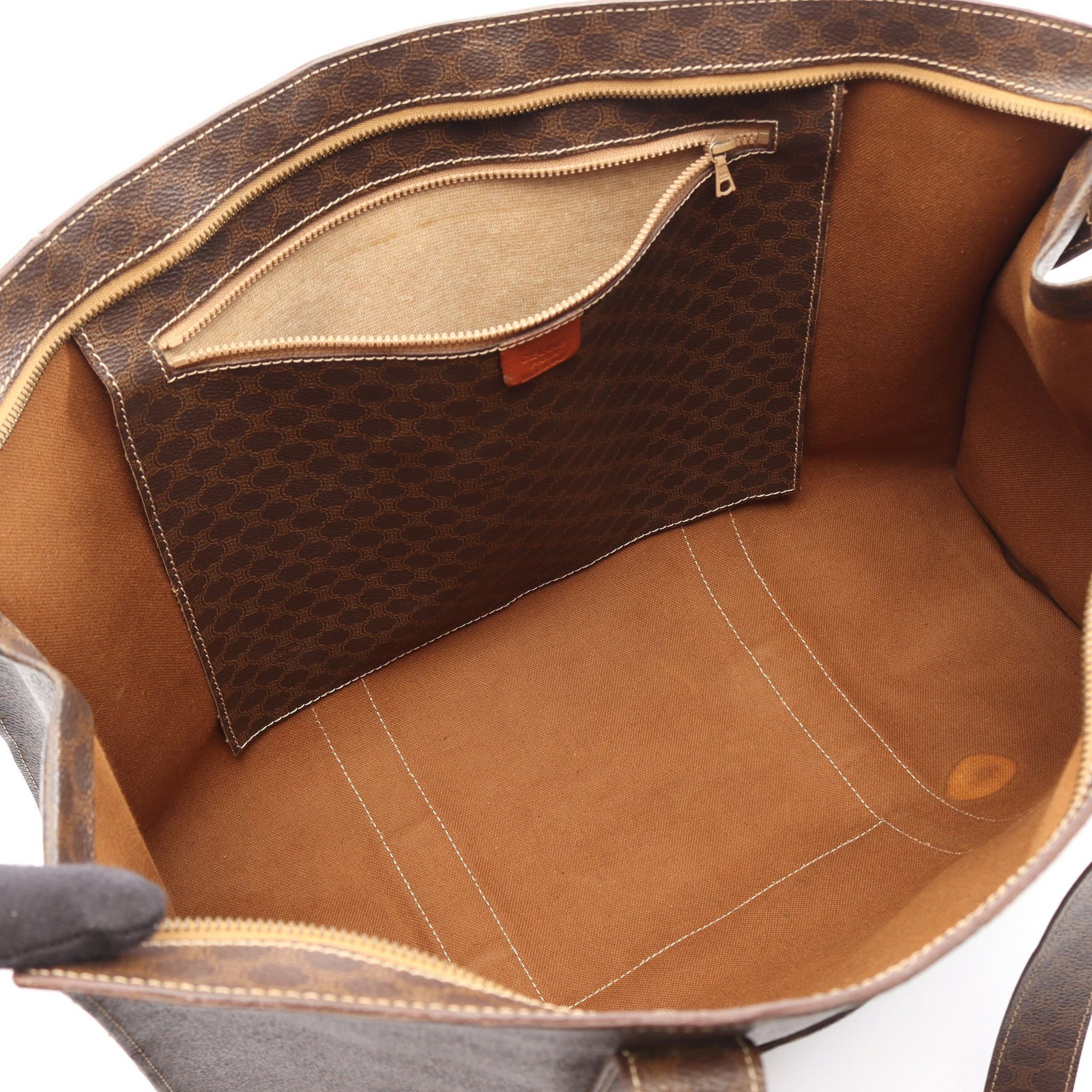 Celine Macadam Tote Brown - 3