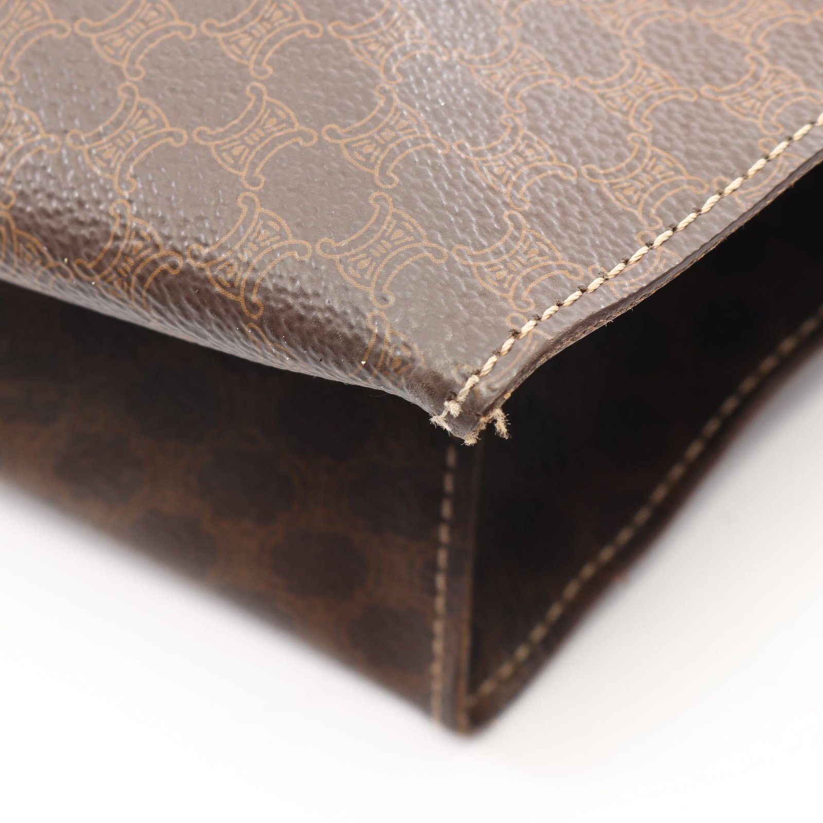 Celine Macadam Tote Brown - 7