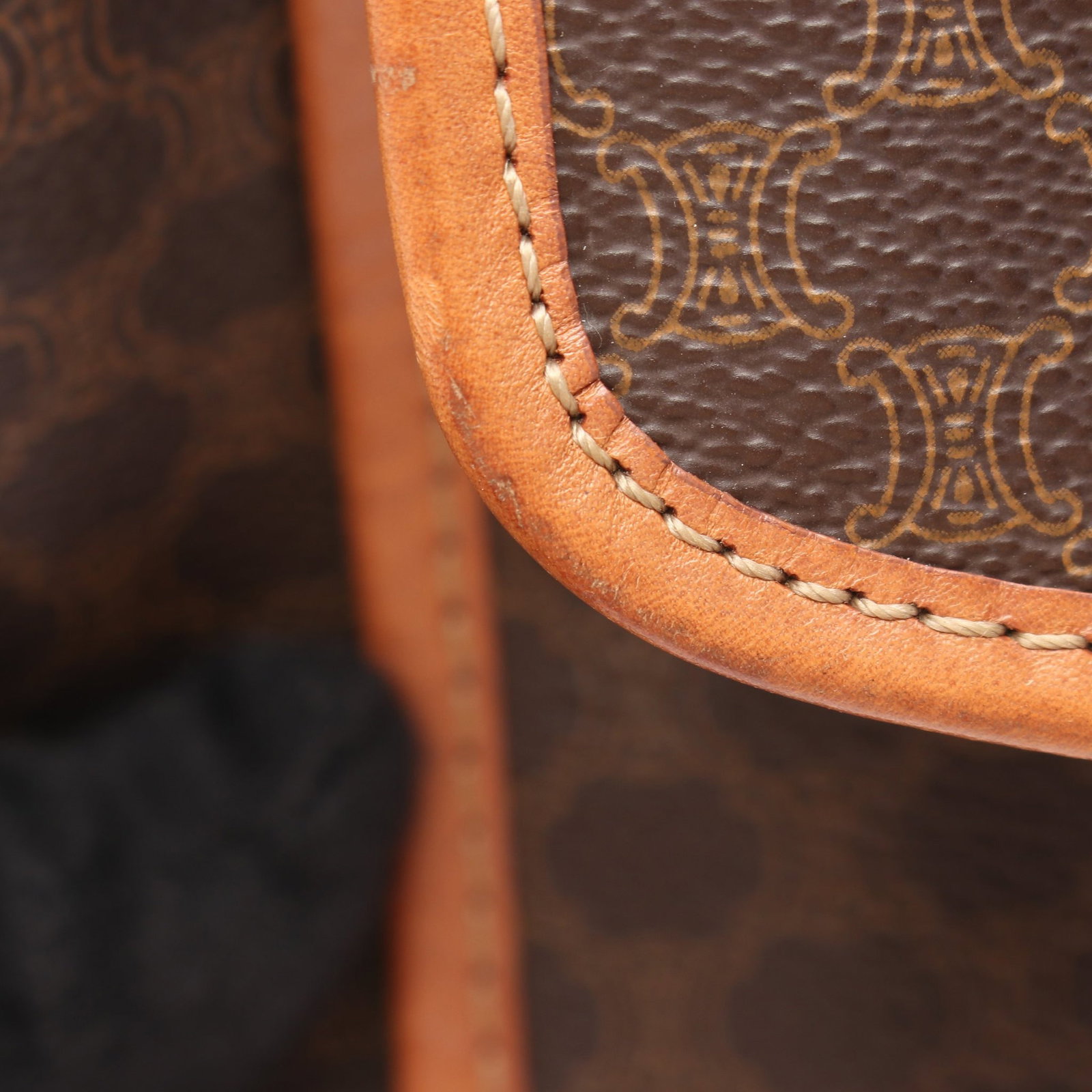 Celine Macadam Shoulder Brown - 7
