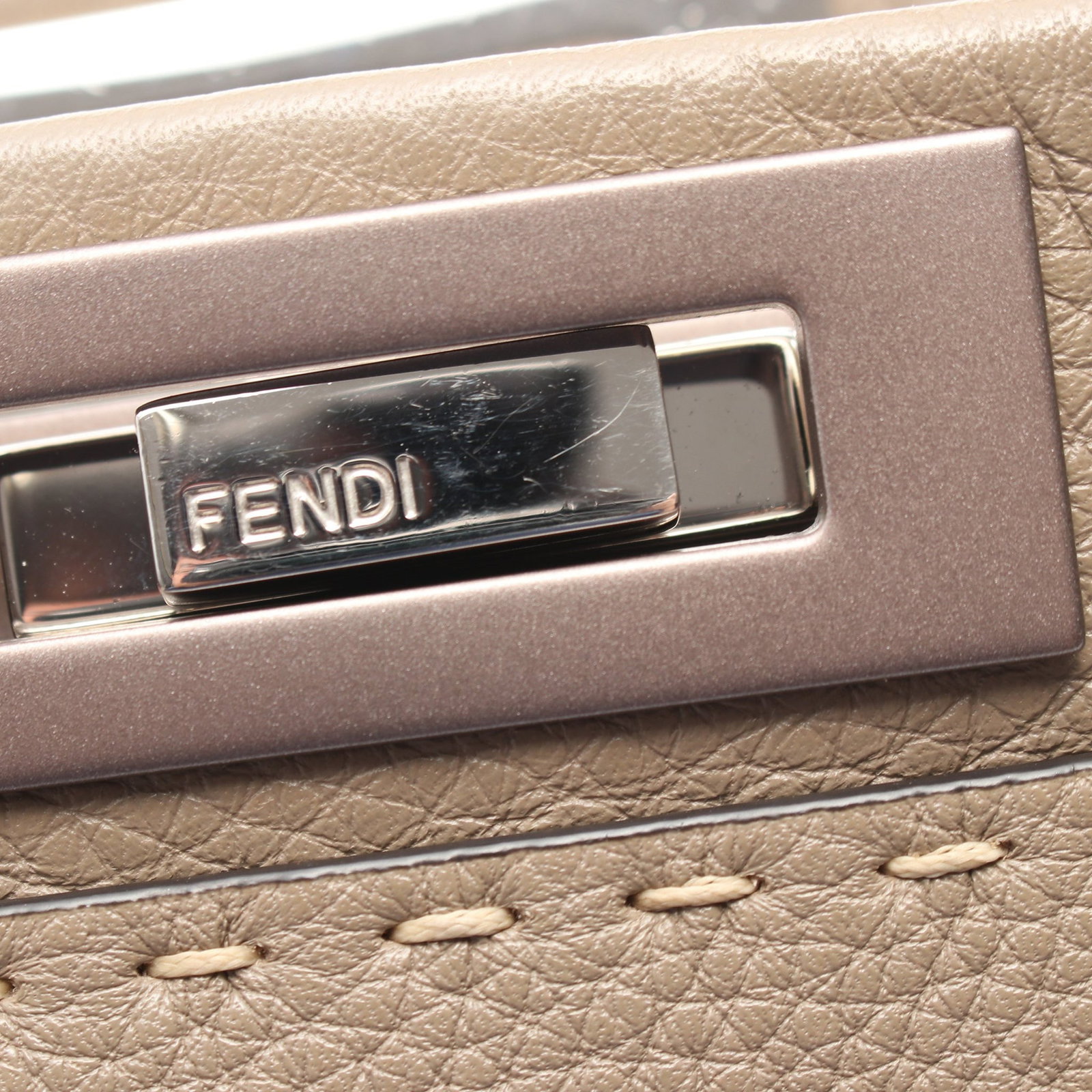 Fendi Peekaboo Regular 2-Way Gray - 9