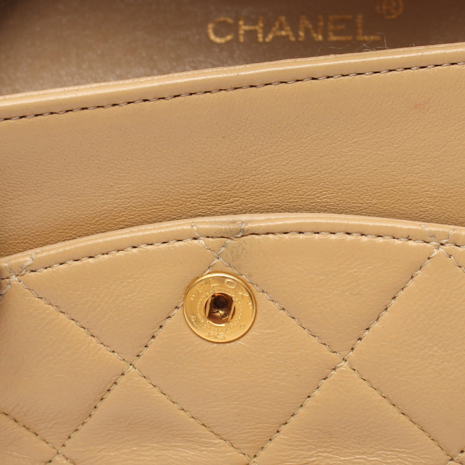 Chanel Double Flap Beige Gold - 7
