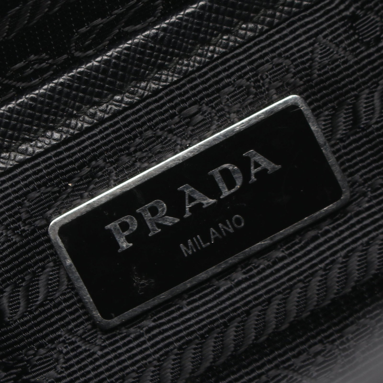 Prada Triangle Logo Shoulder Black - 4