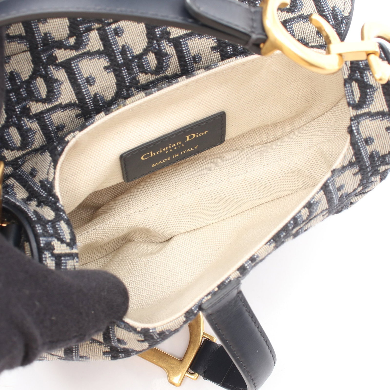 Dior Mini Saddle Oblique - 3