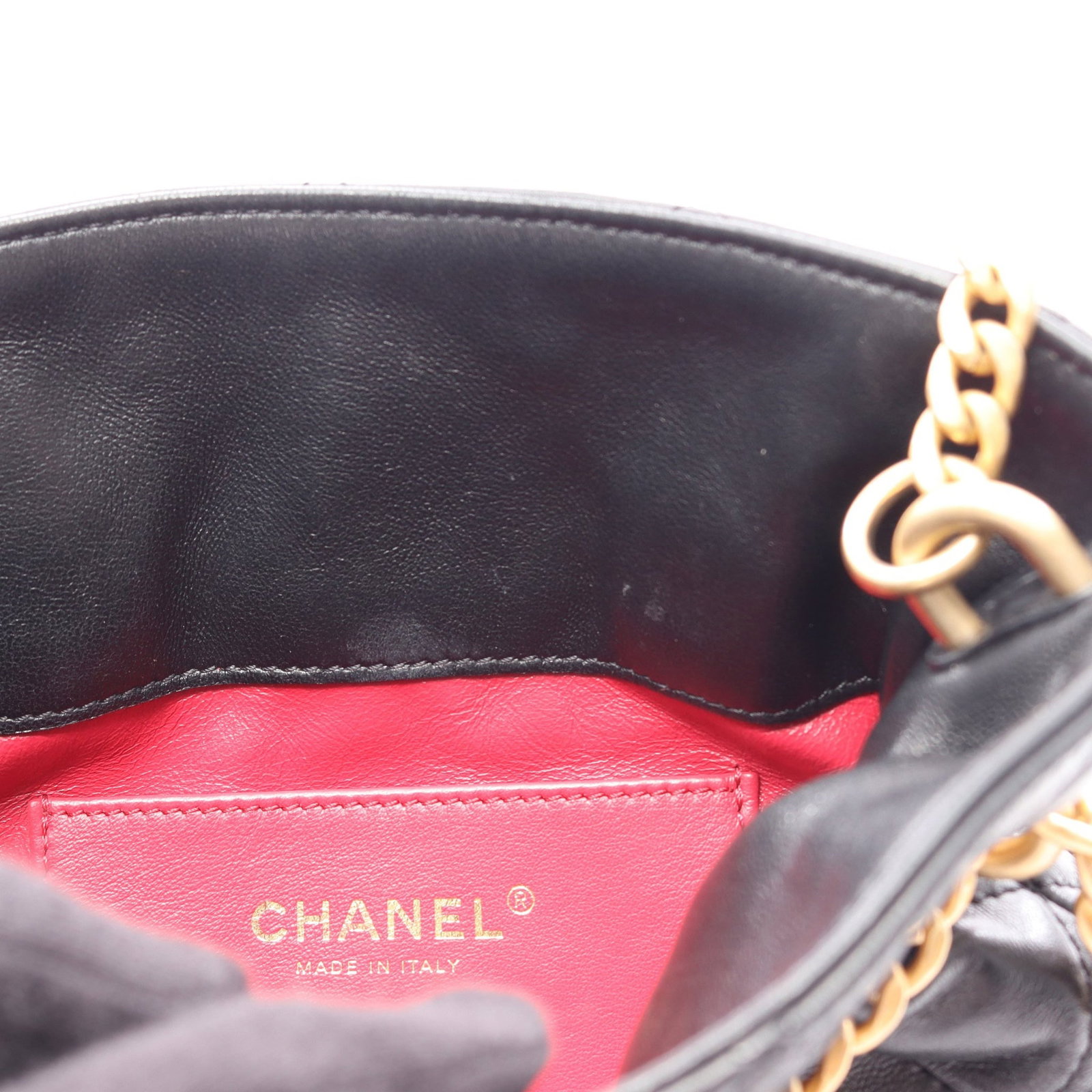 Chanel Bucket Chain Black - 6