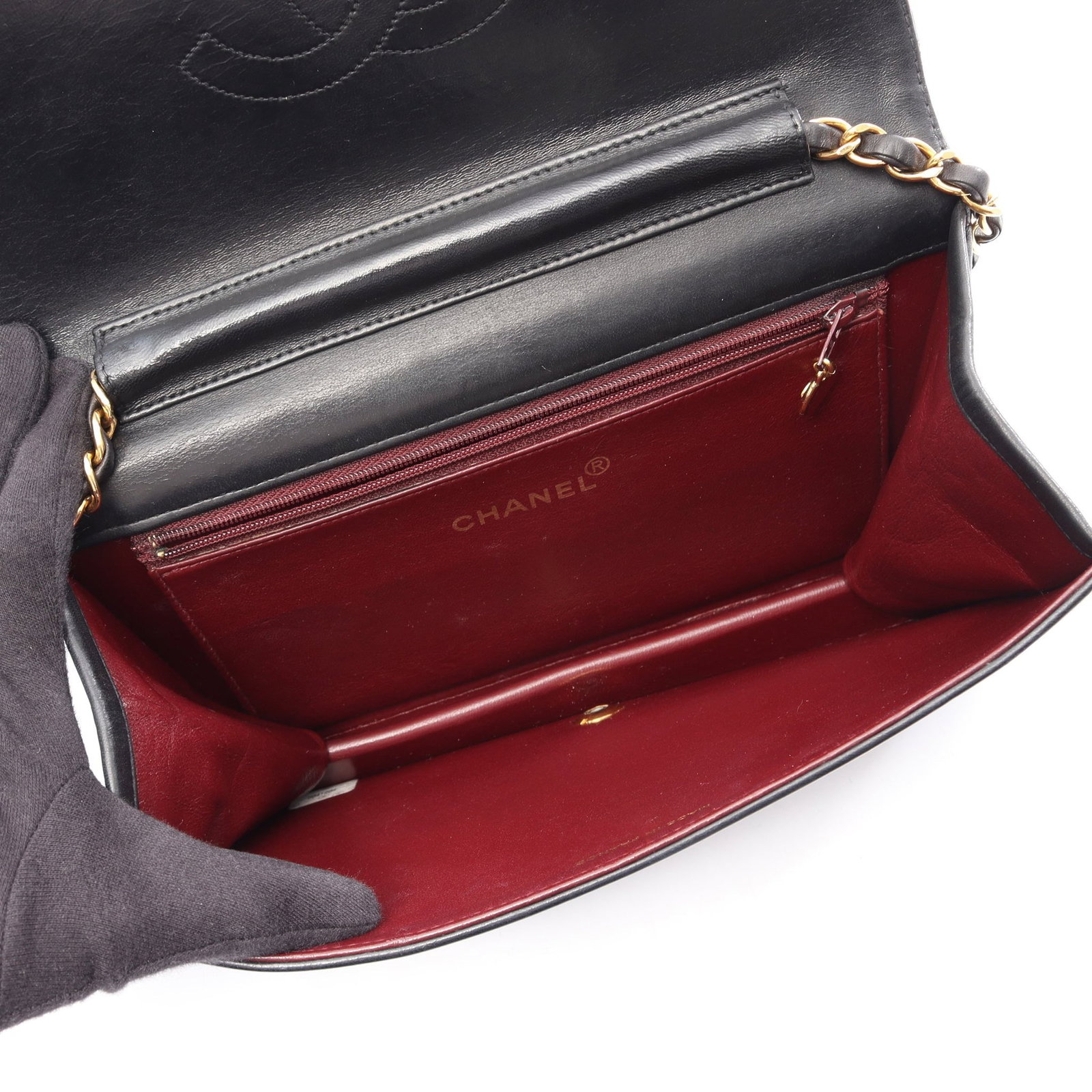Chanel Full Flap Push Lock - 3