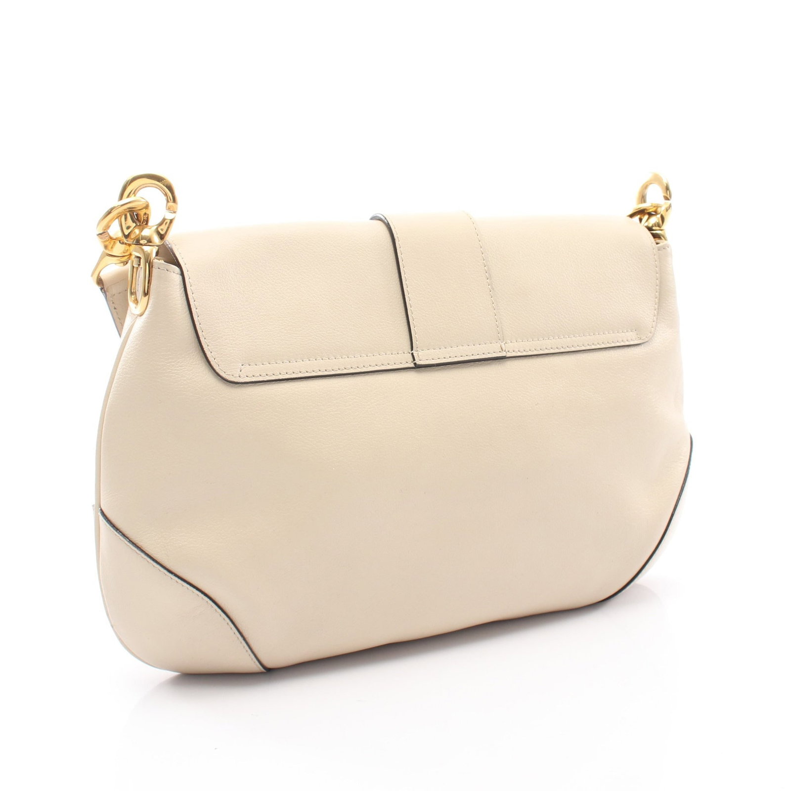 Celine Logo Shoulder Bag Ivory - 2
