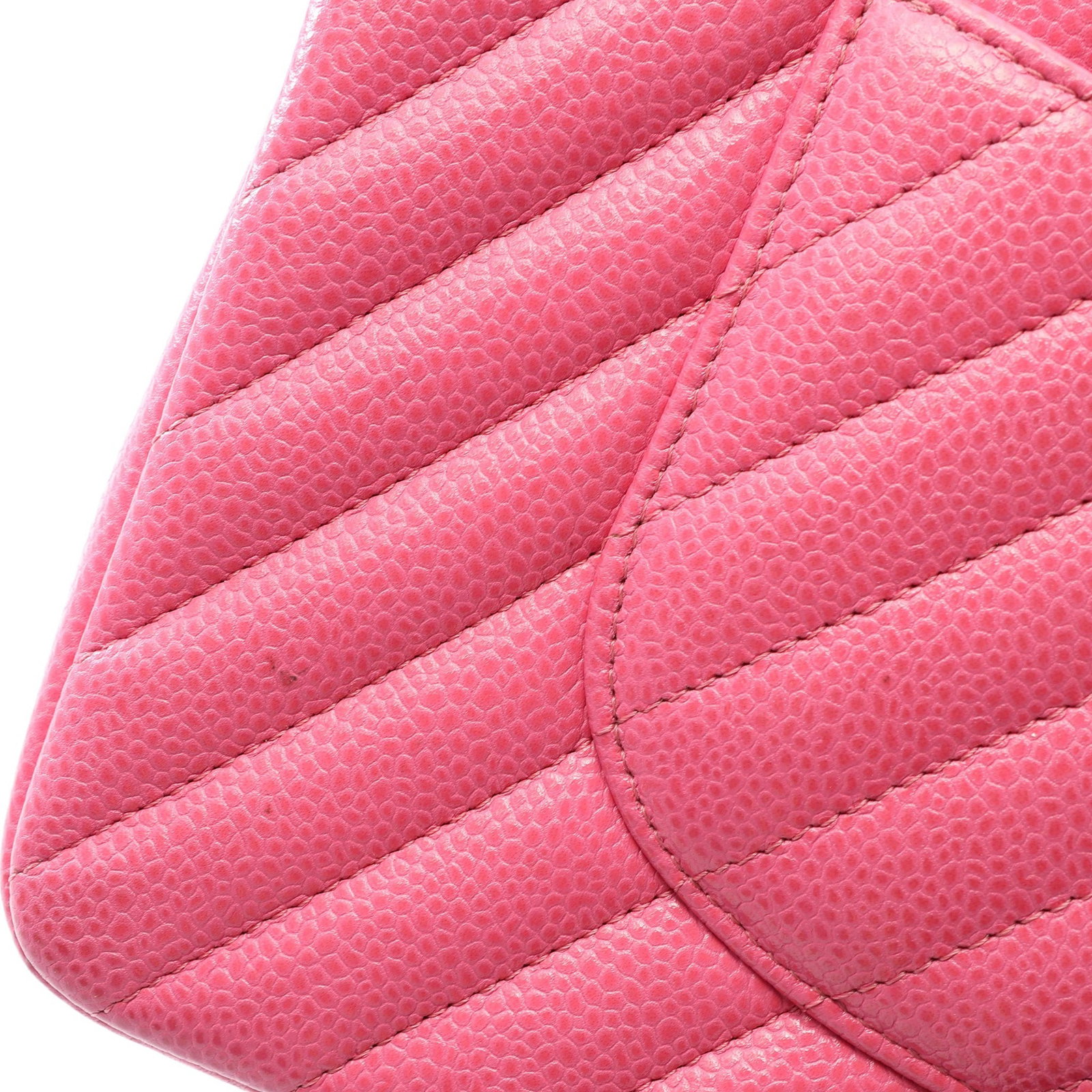 Chanel Chevron Double Flap Pink - 8