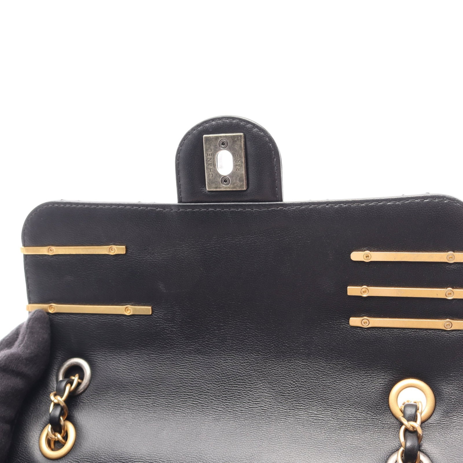 Chanel Double Chain Bag Black - 7