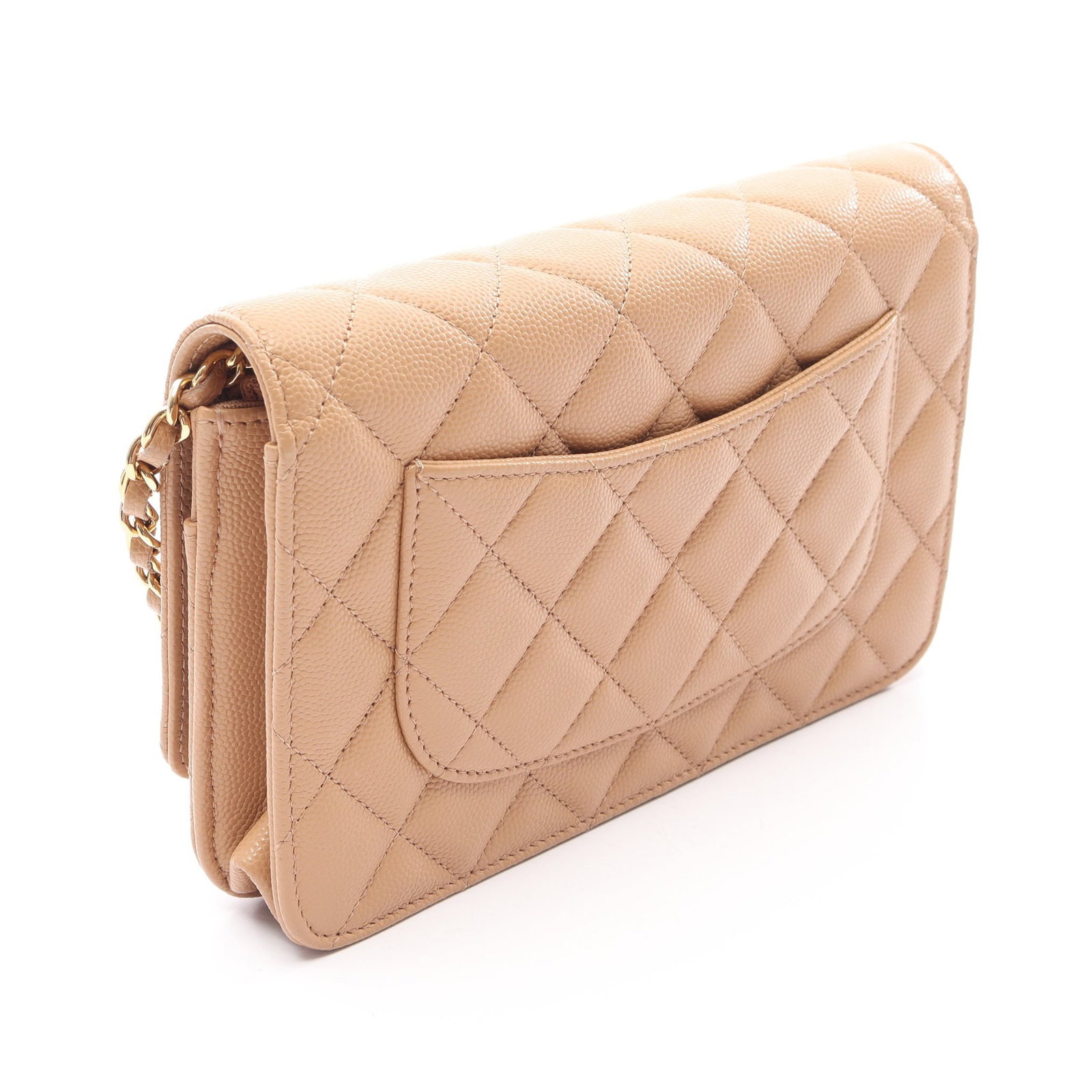 Chanel Chain Wallet Beige - 2